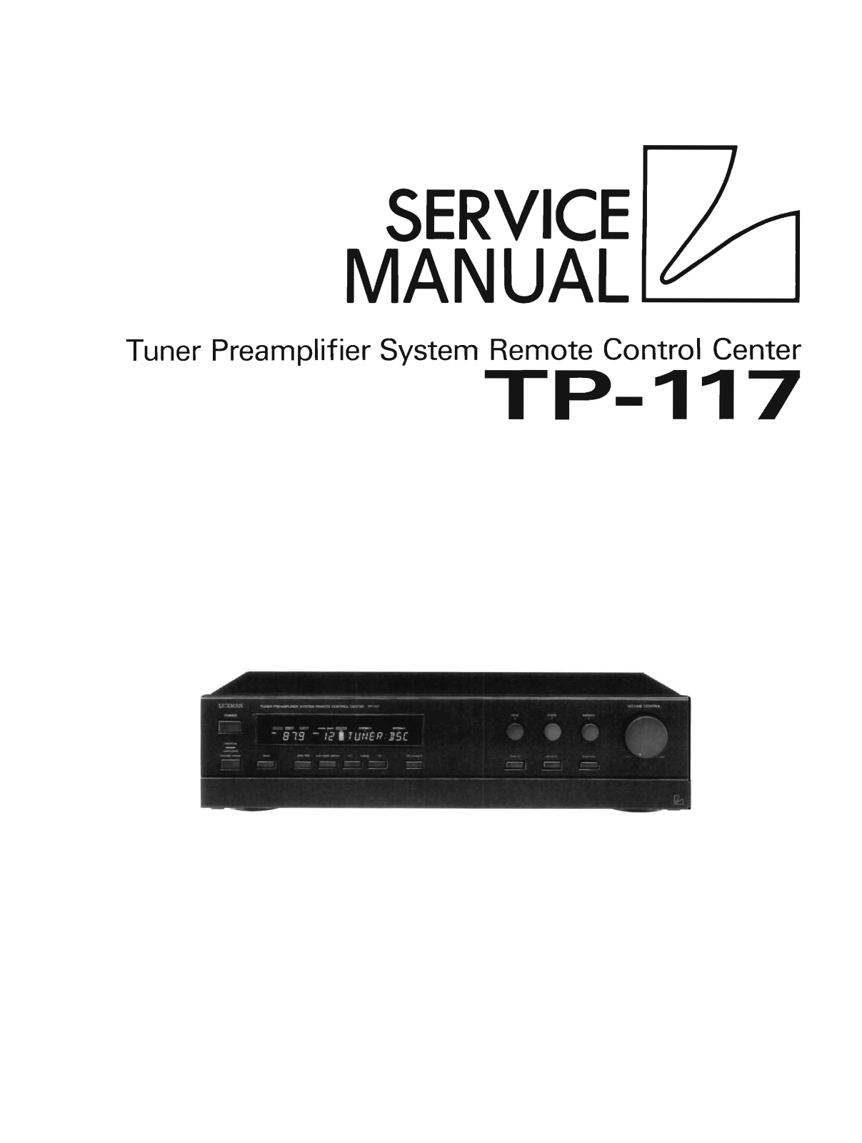 Luxman TP-117 Service Manual