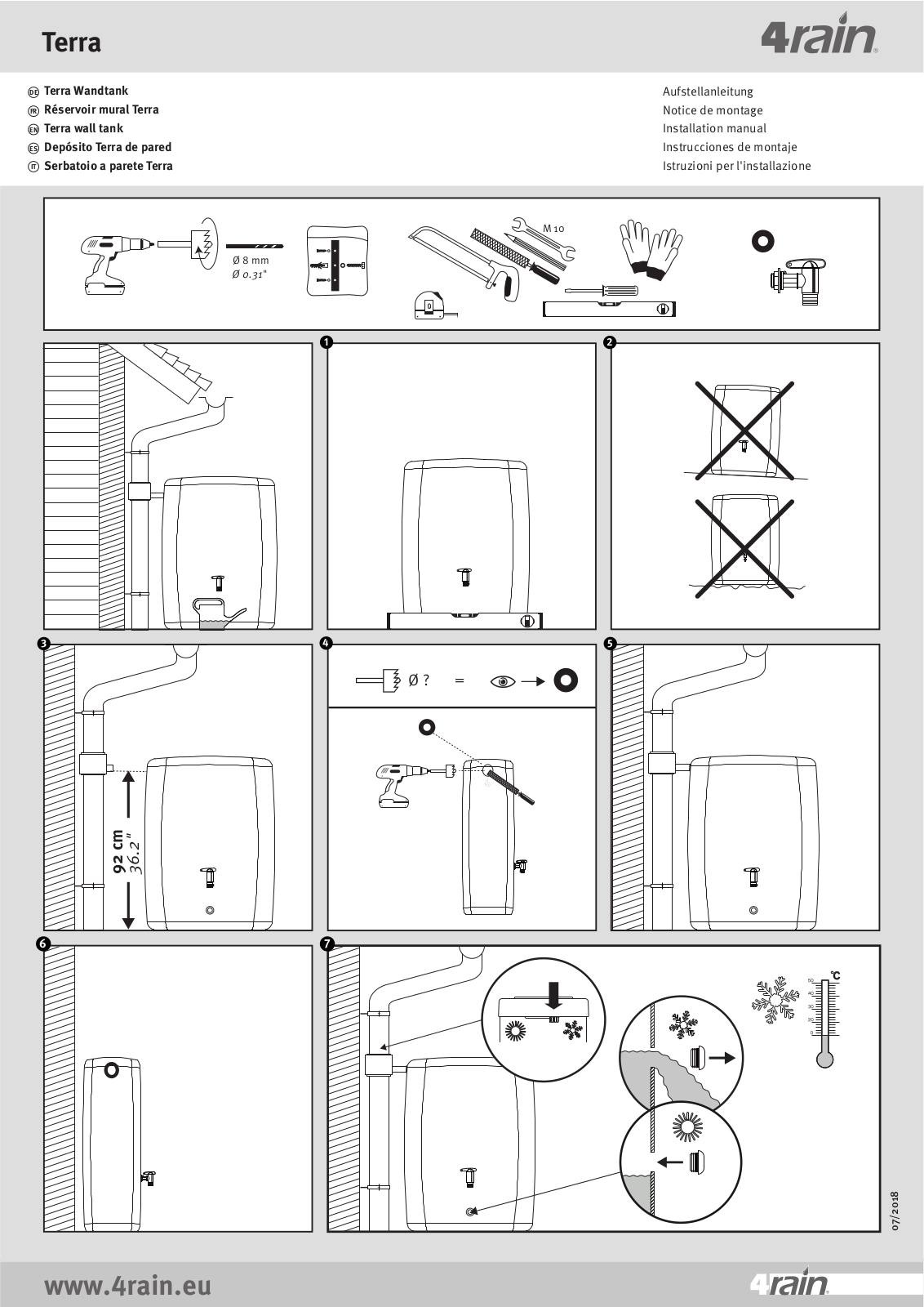 4rain Terra operation manual