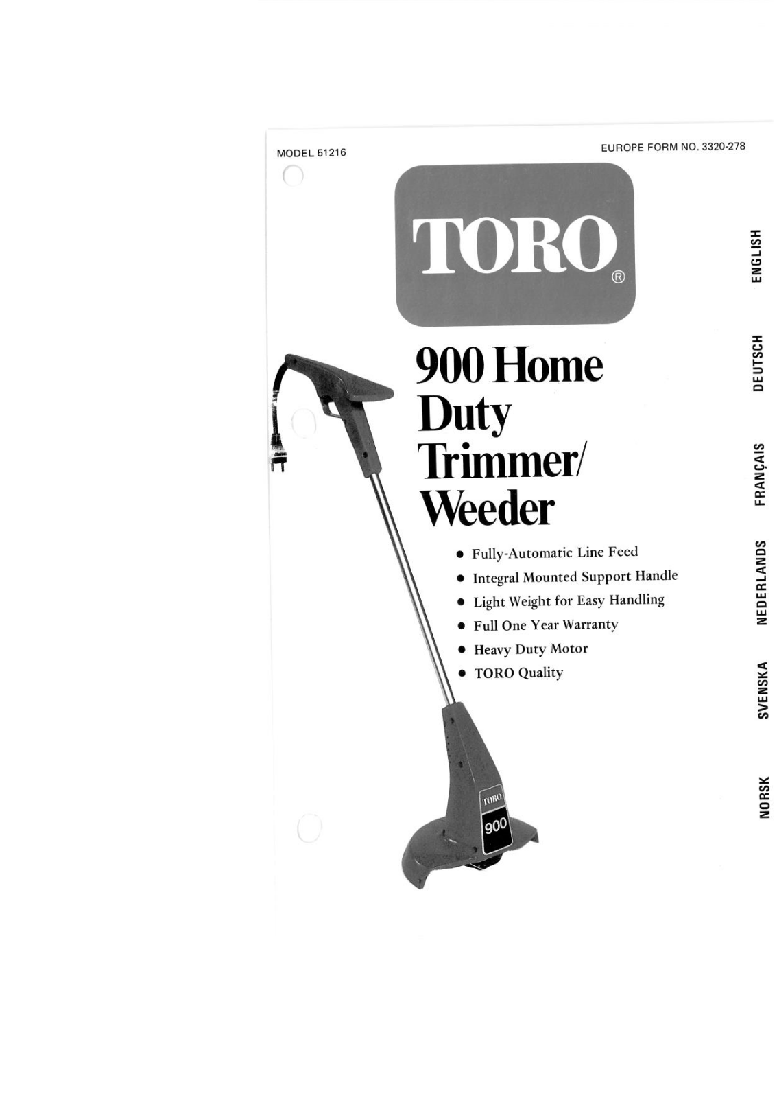 Toro 51216 Operator's Manual