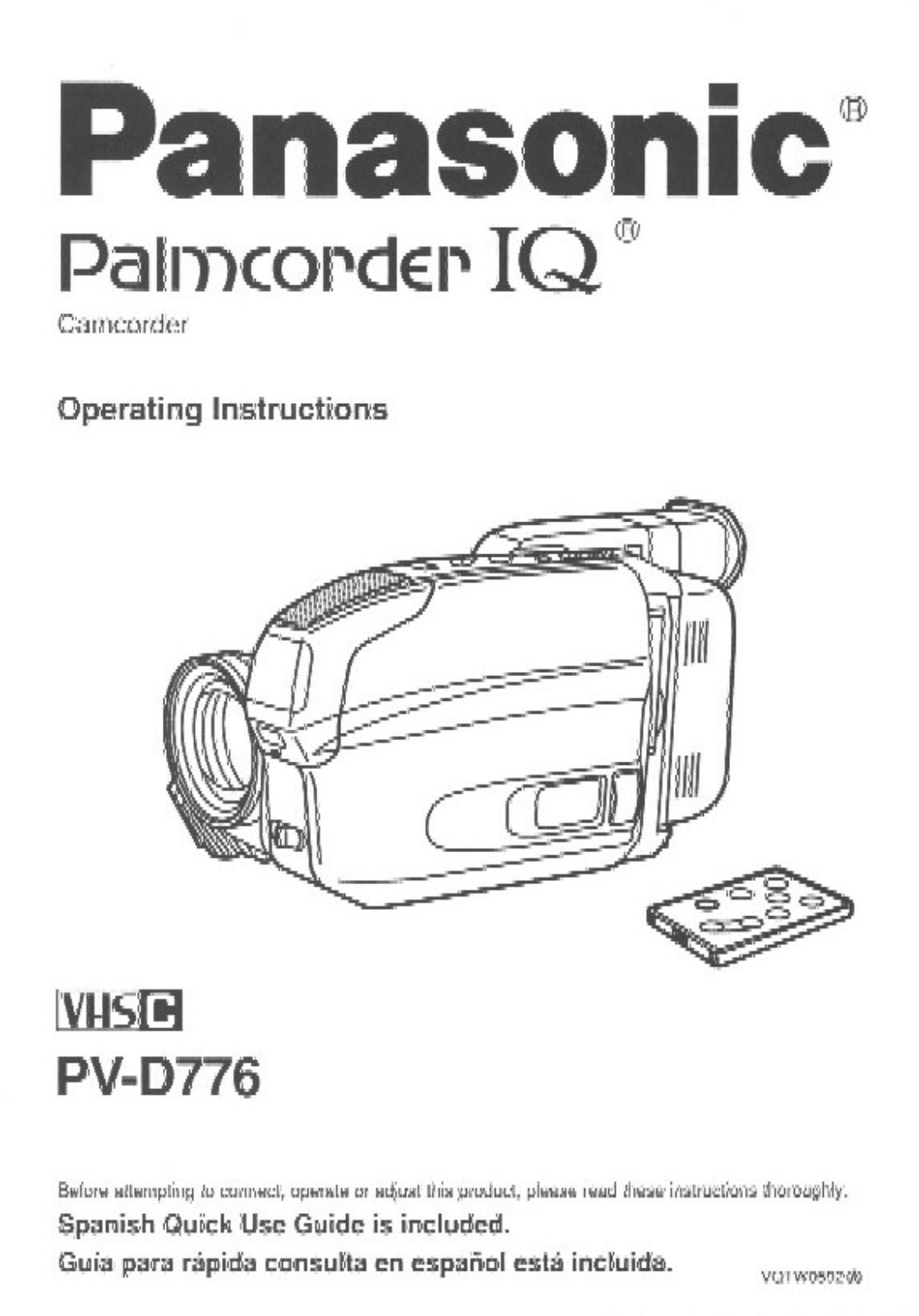 Panasonic PV-D776 User Manual