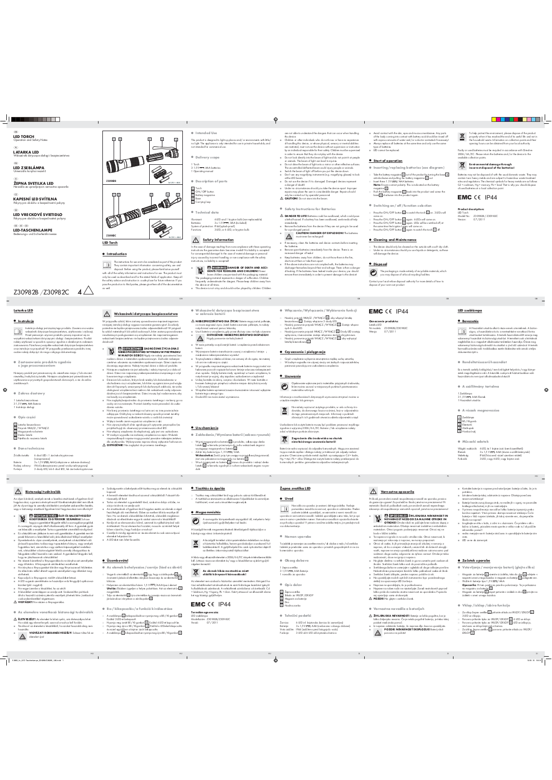 Livarno Z30982B, Z30982C User Manual