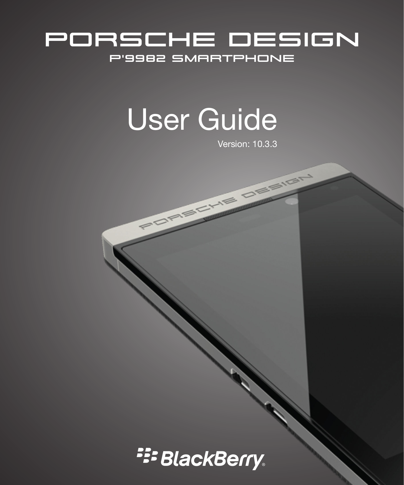BlackBerry Porsche Design P'9982 - v10.3.3 User Guide