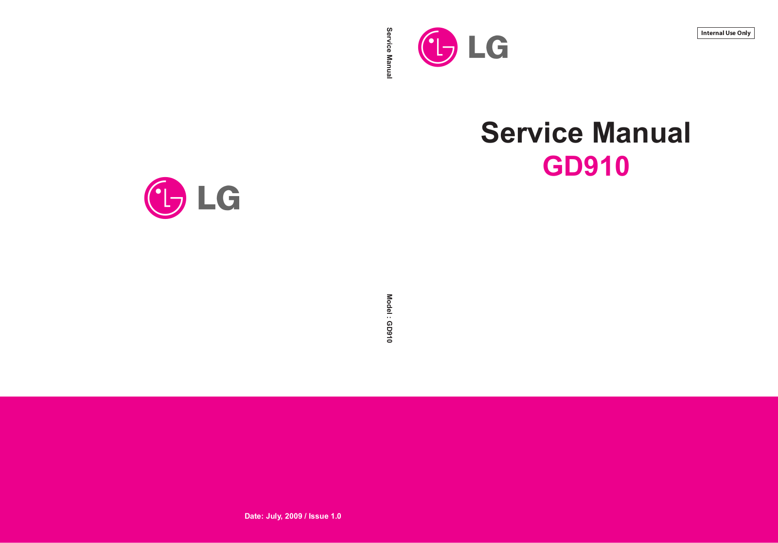 LG GD910 Service Manual