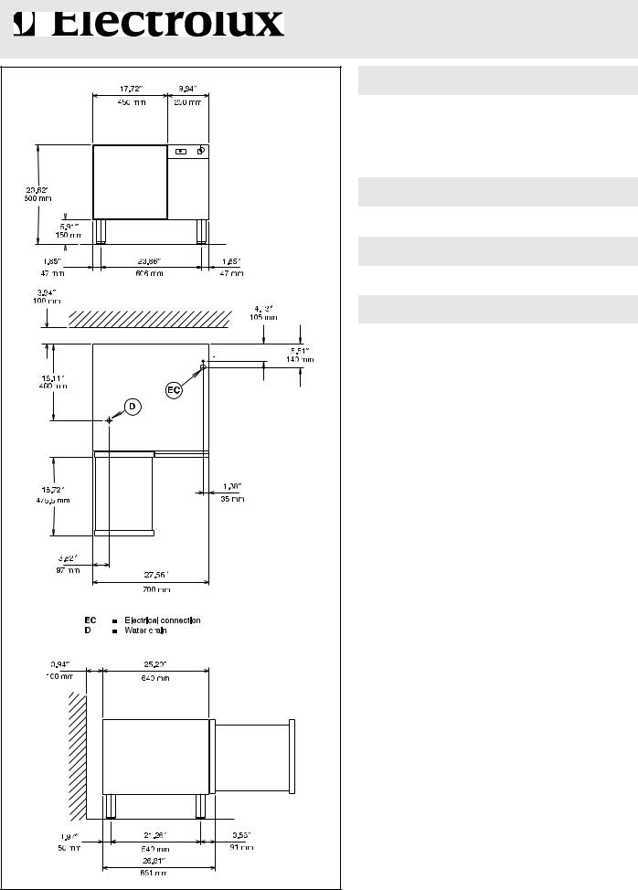 Electrolux 168974(7FBSE2DU) General Manual