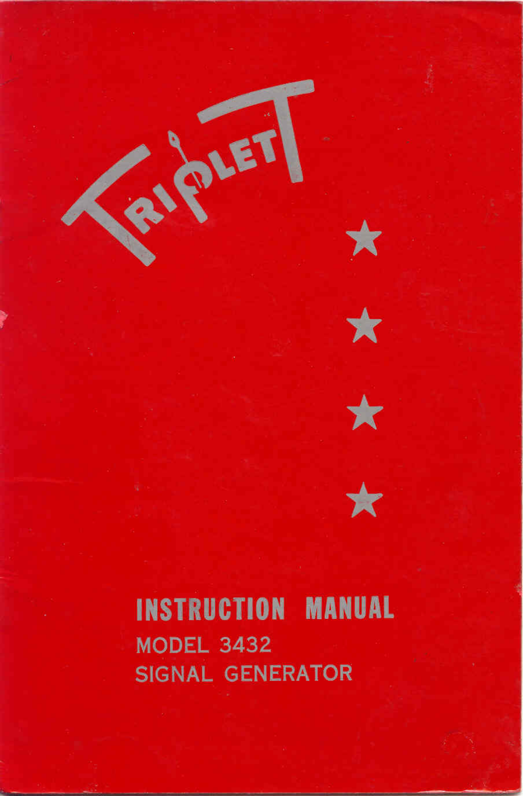 Triplet 3432 Service manual