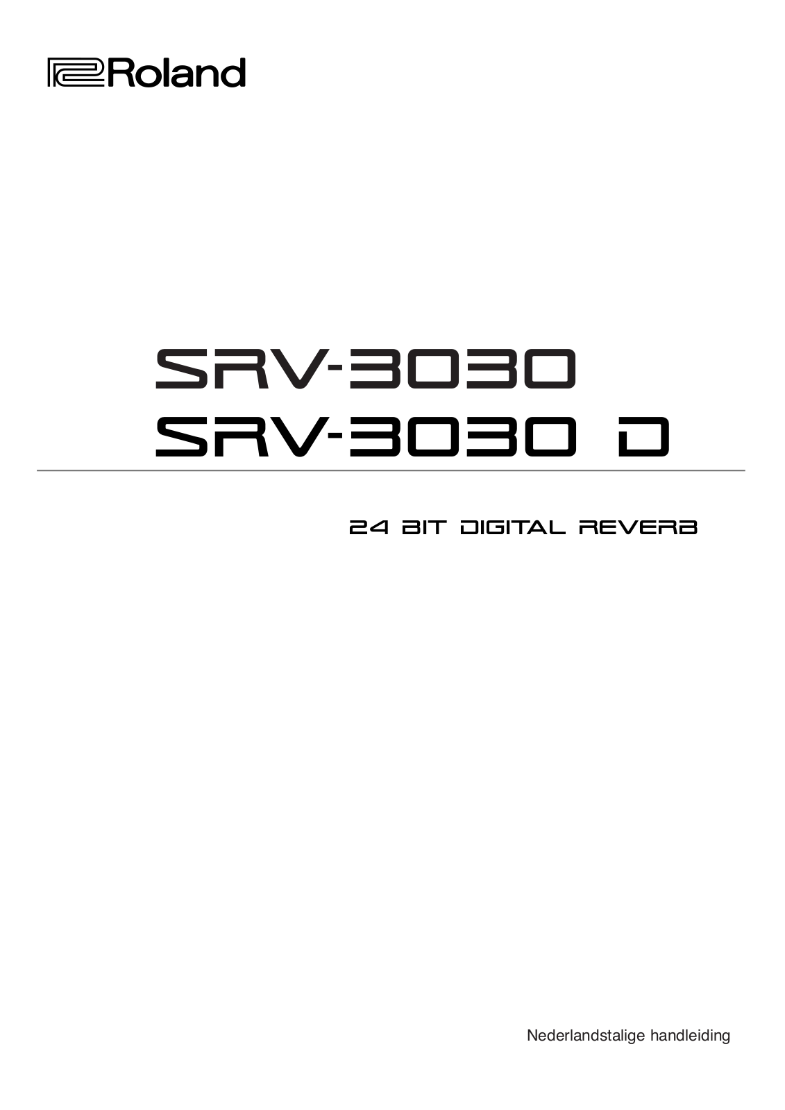 Roland SRV-3030 MIDI IMPLEMENTATION