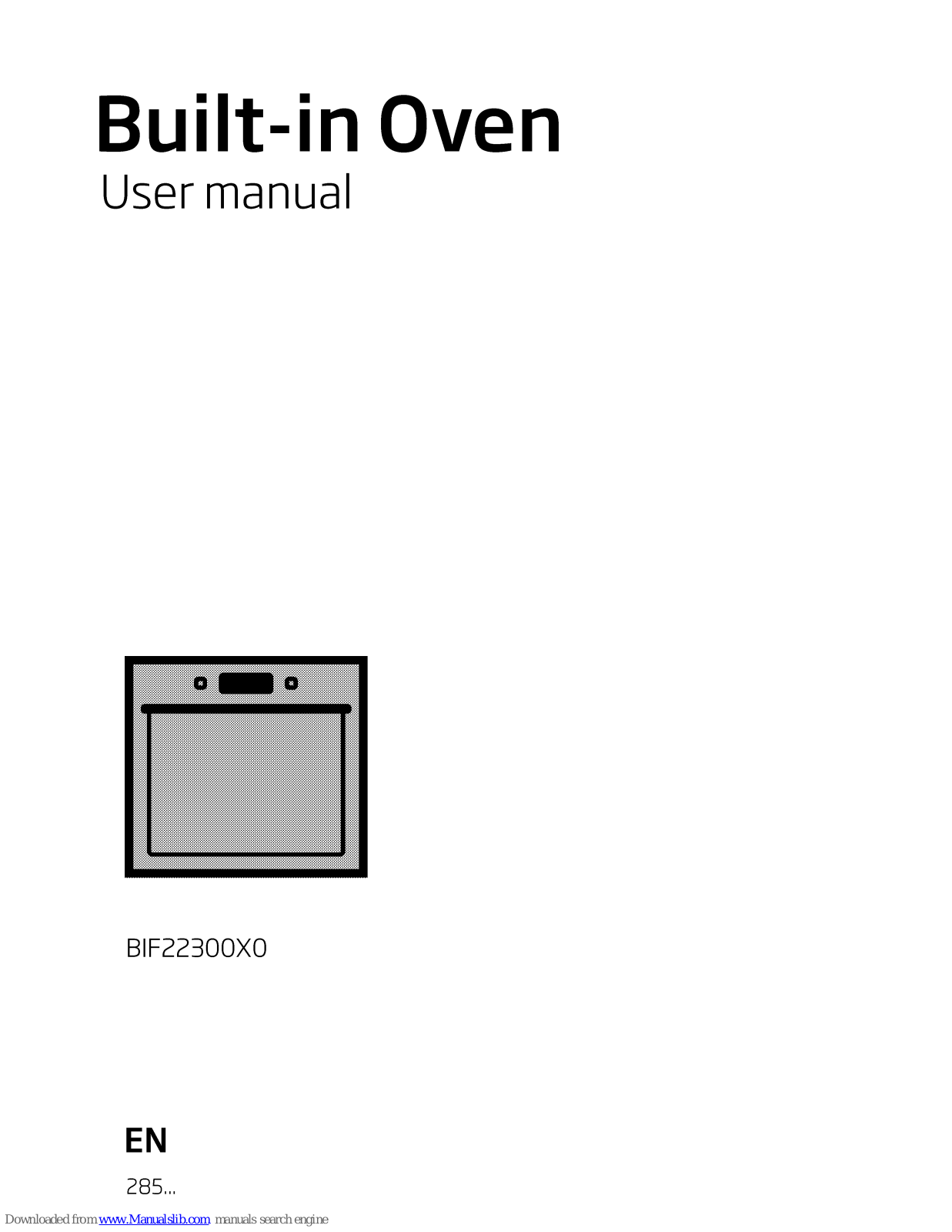 Beko bif22300x0 User Manual