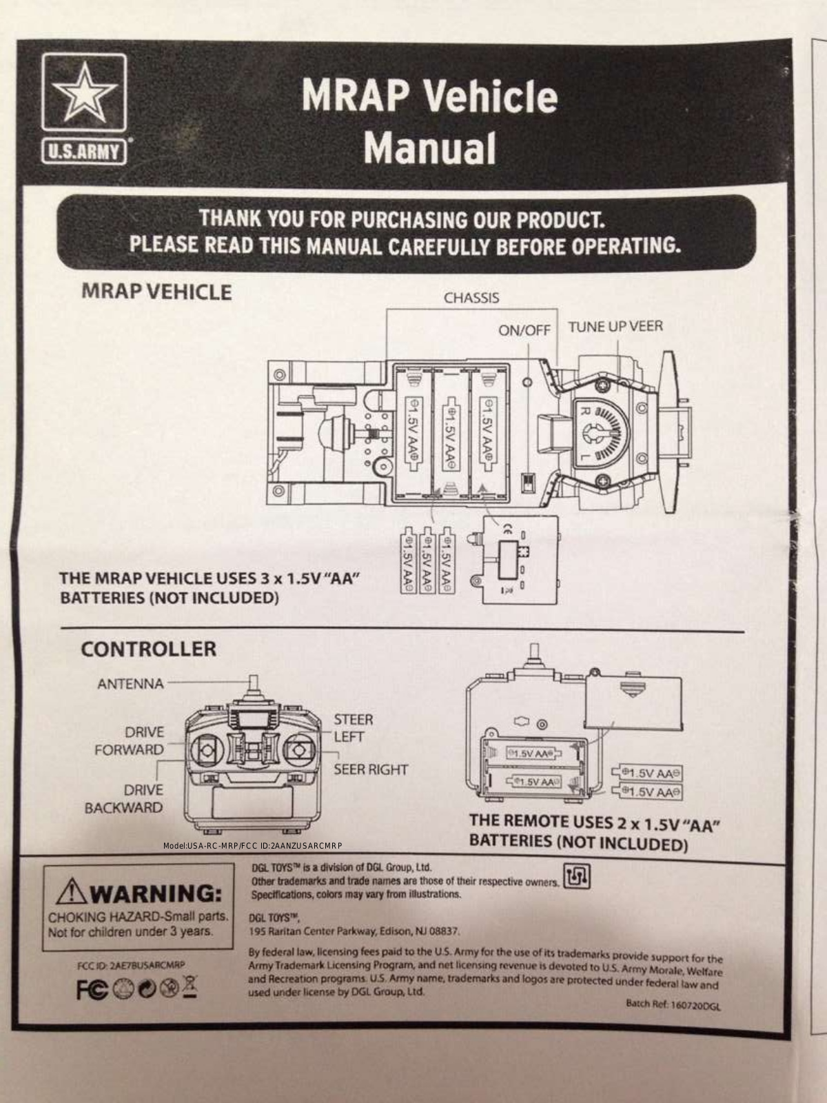 DGL Group USARCMRP User Manual