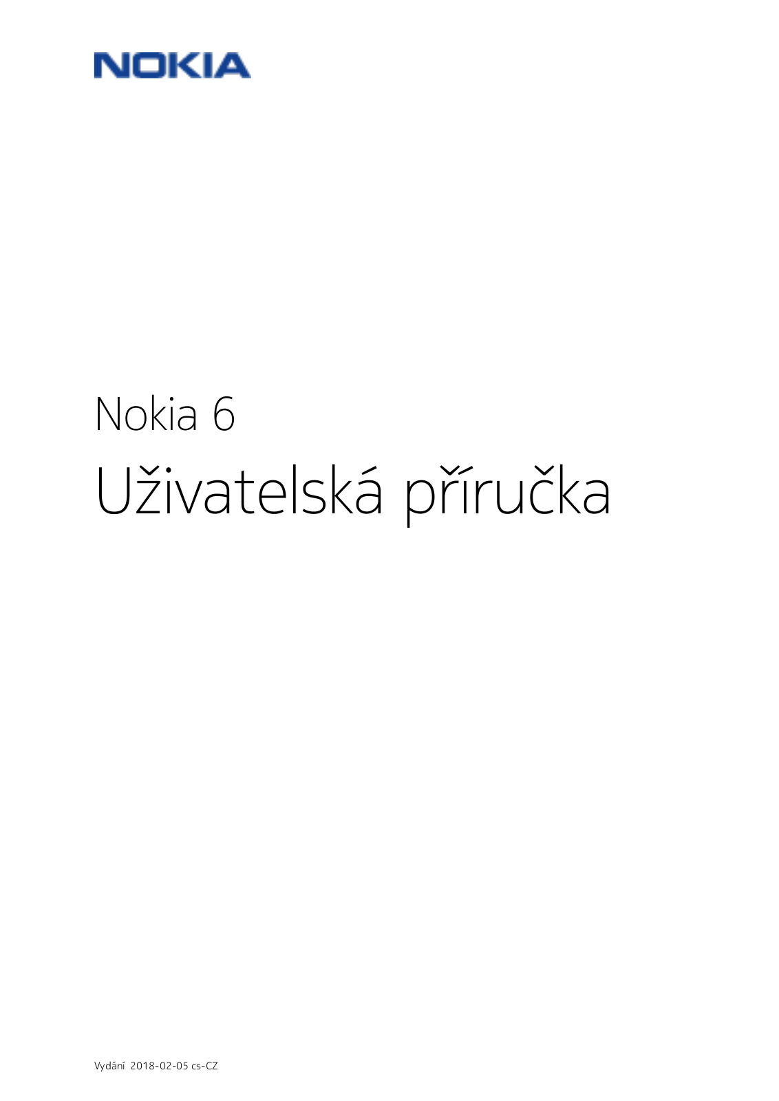 Nokia 6 User Manual