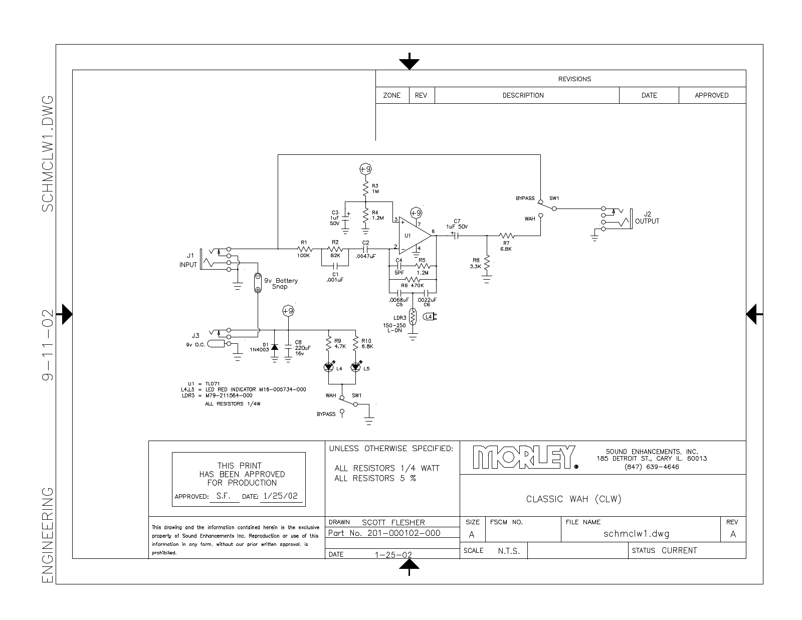 Morley Pedals CLWES User Manual