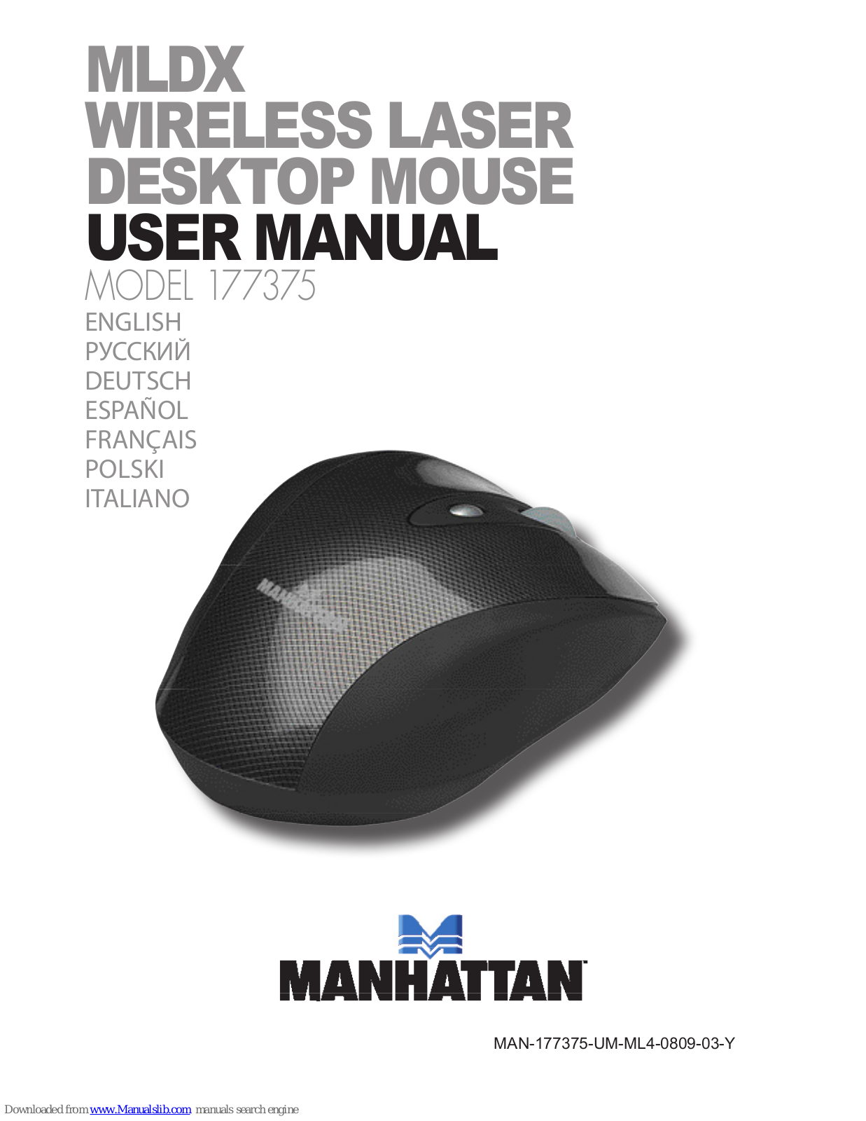 Manhattan MLDX, 177375 User Manual