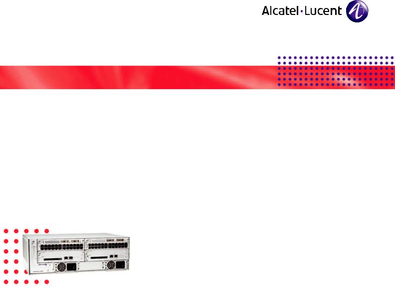 Alcatel-Lucent OMNIACCESS 6000 User Manual