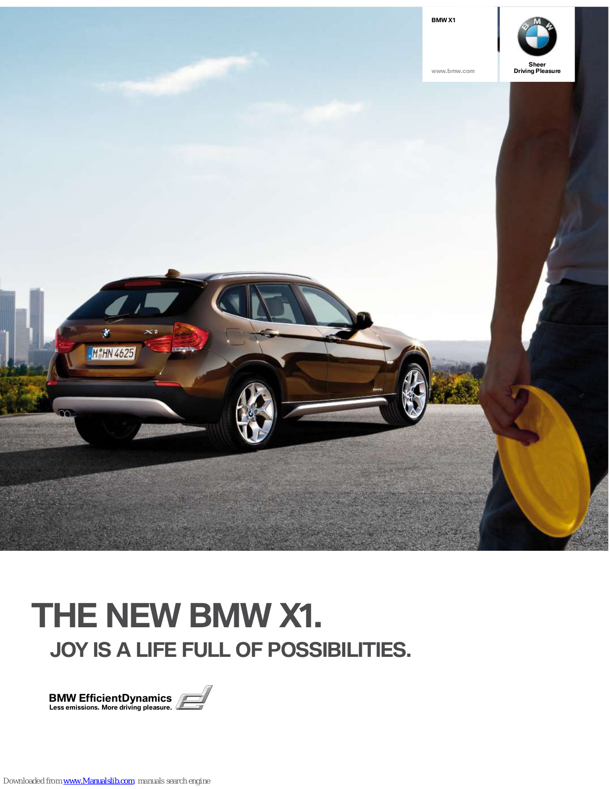 BMW X1 - BROCHURE 2010, X1, X1 sDrive18i, X1 xDrive25i, X1 xDrive28i Brochure