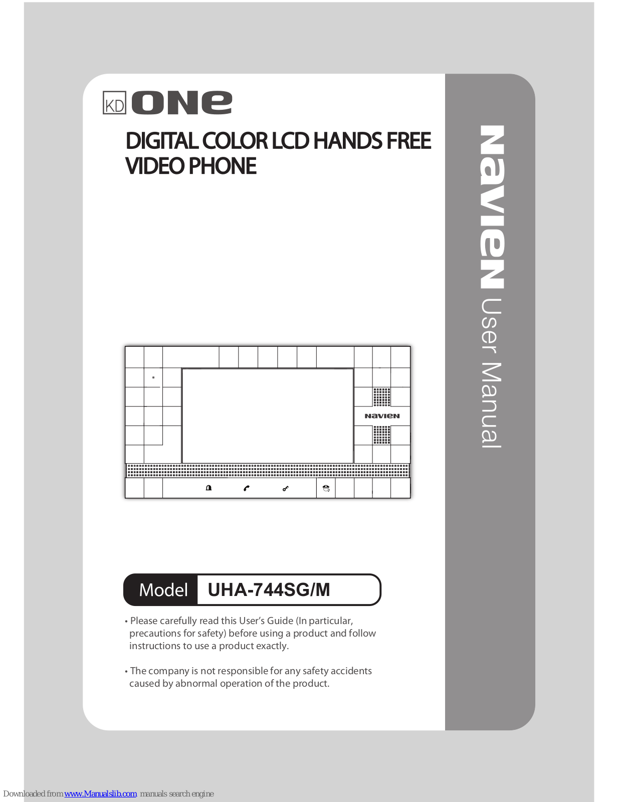 Navien UHA-744SG, UHA-744SM User Manual