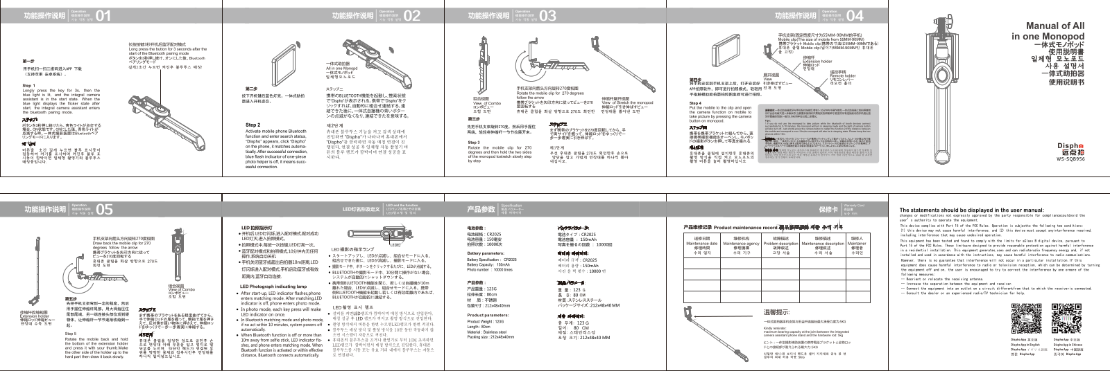 Winners Sun Plastic and Electronic WS SQB956 User Manual