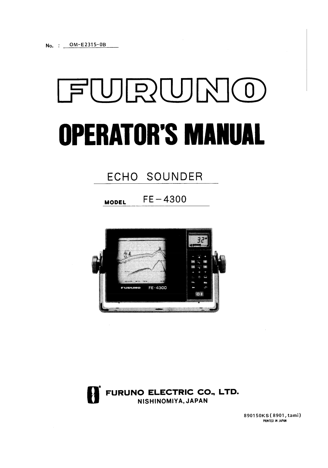 Furuno FE-4300 User Manual