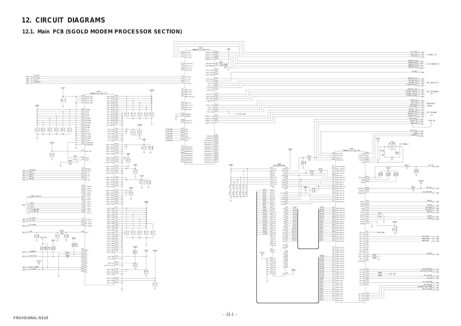 Panasonic EB-X700 Schematics