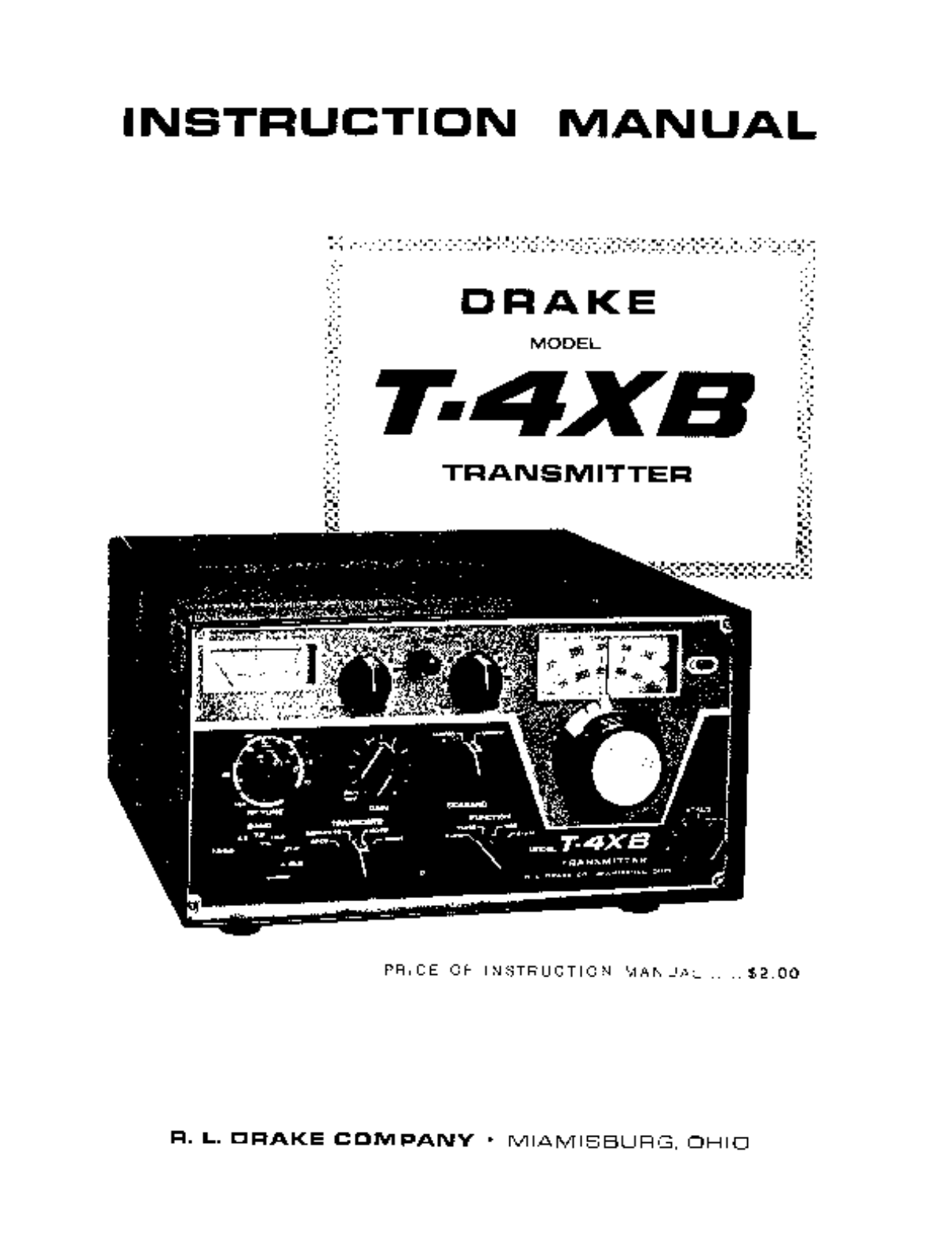 DRAKE T4-XB User Manual