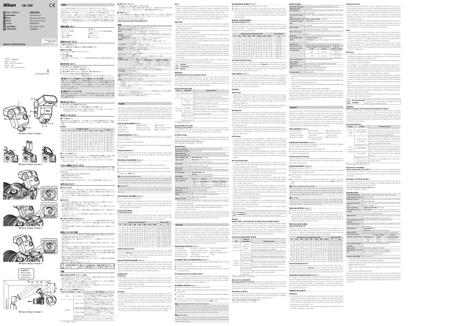 Nikon SB-300 User's Manual