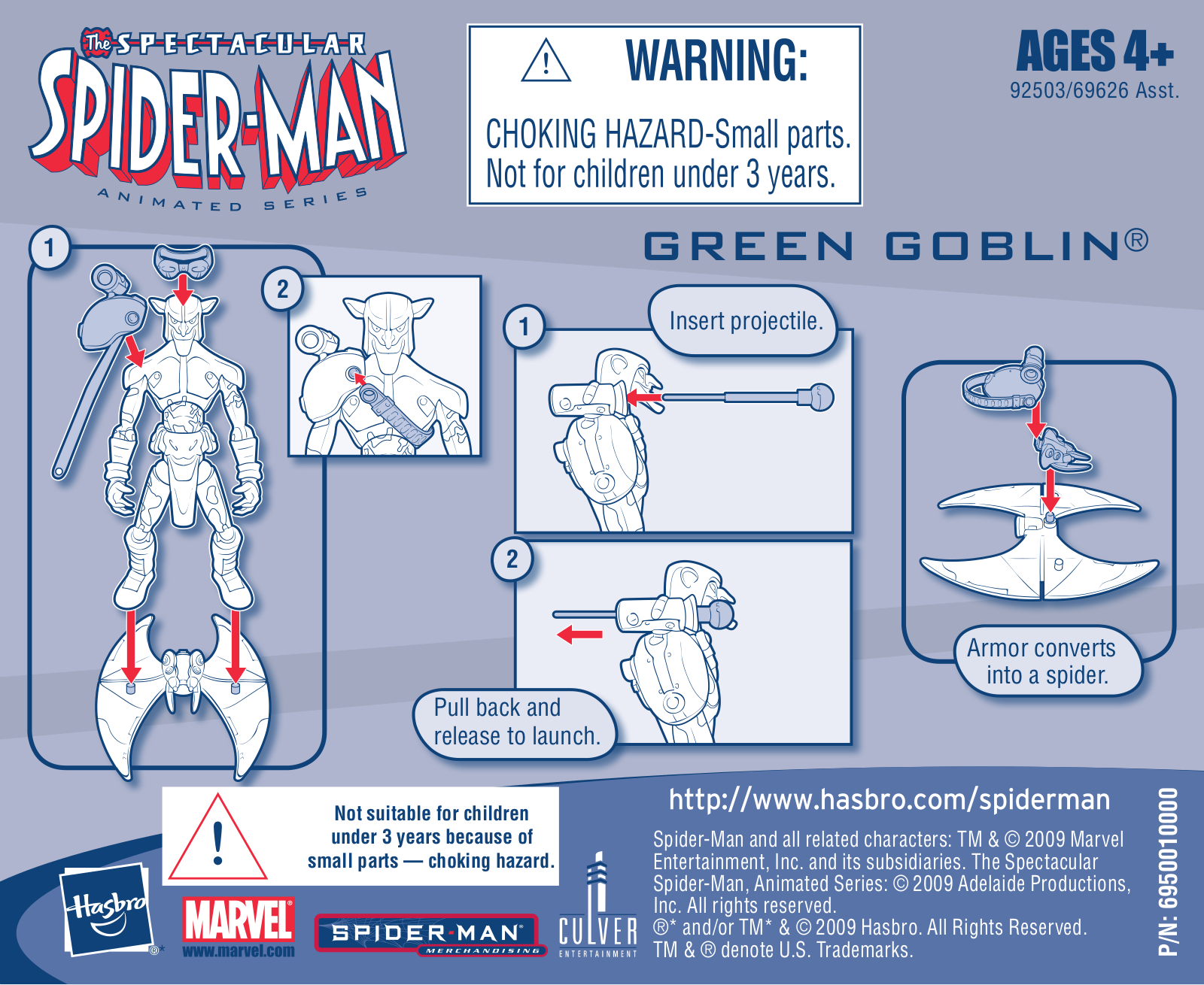 Hasbro SPIDER-MAN GREEN GOBLIN User Manual