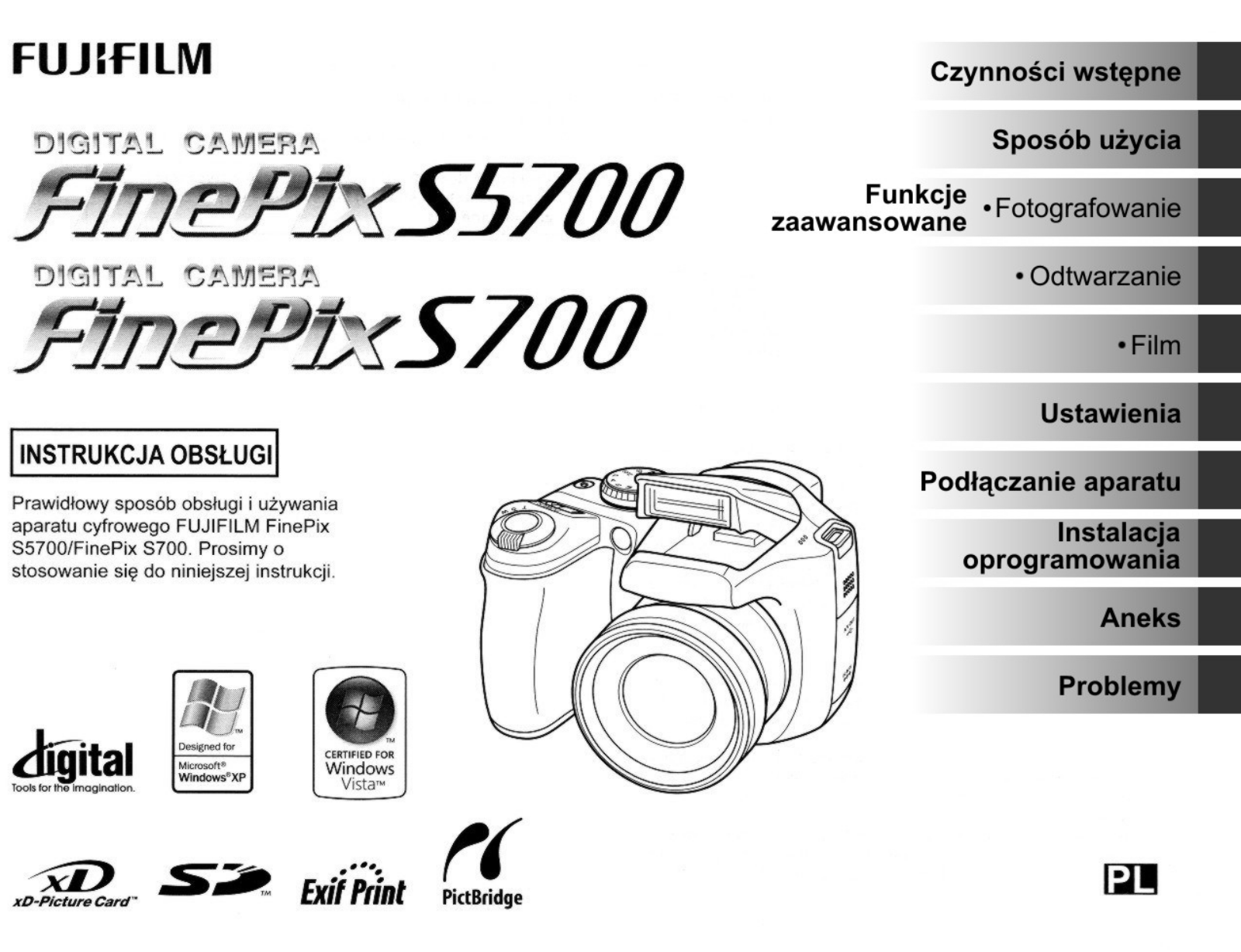 Fujifilm FINEPIX S700, FINEPIX S5700 User Manual