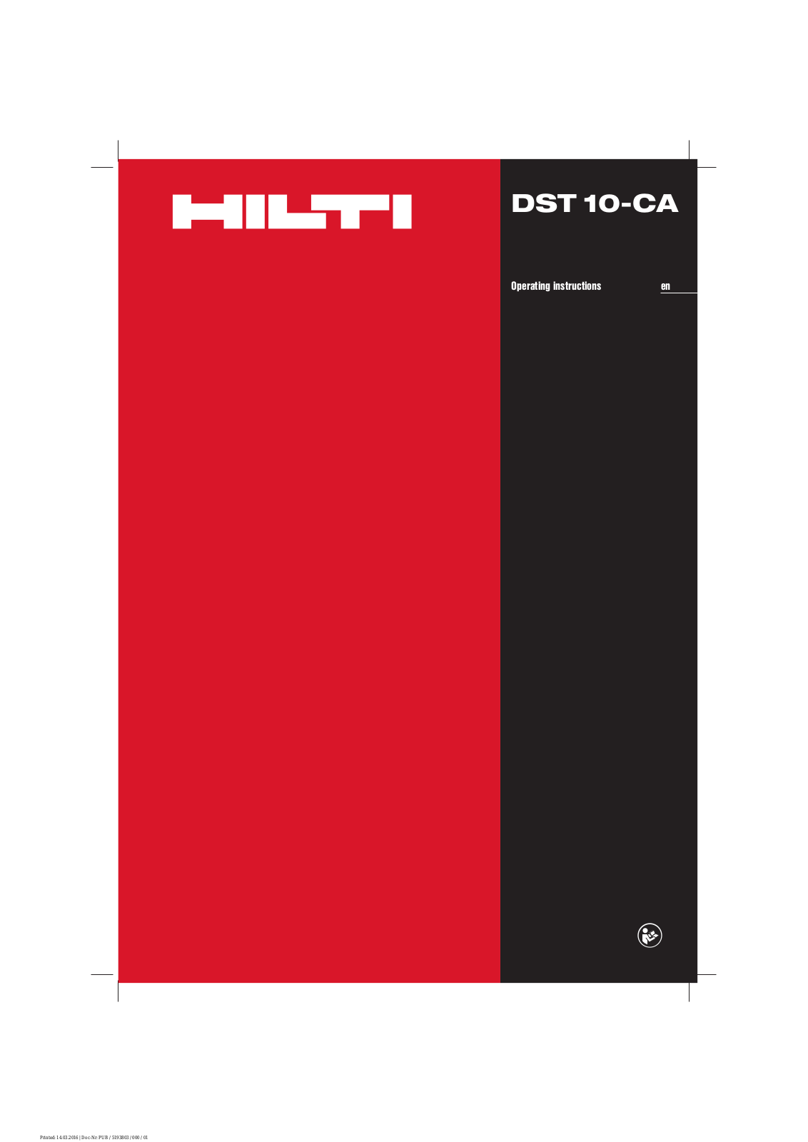 Hilti DST 10-CA User Manual