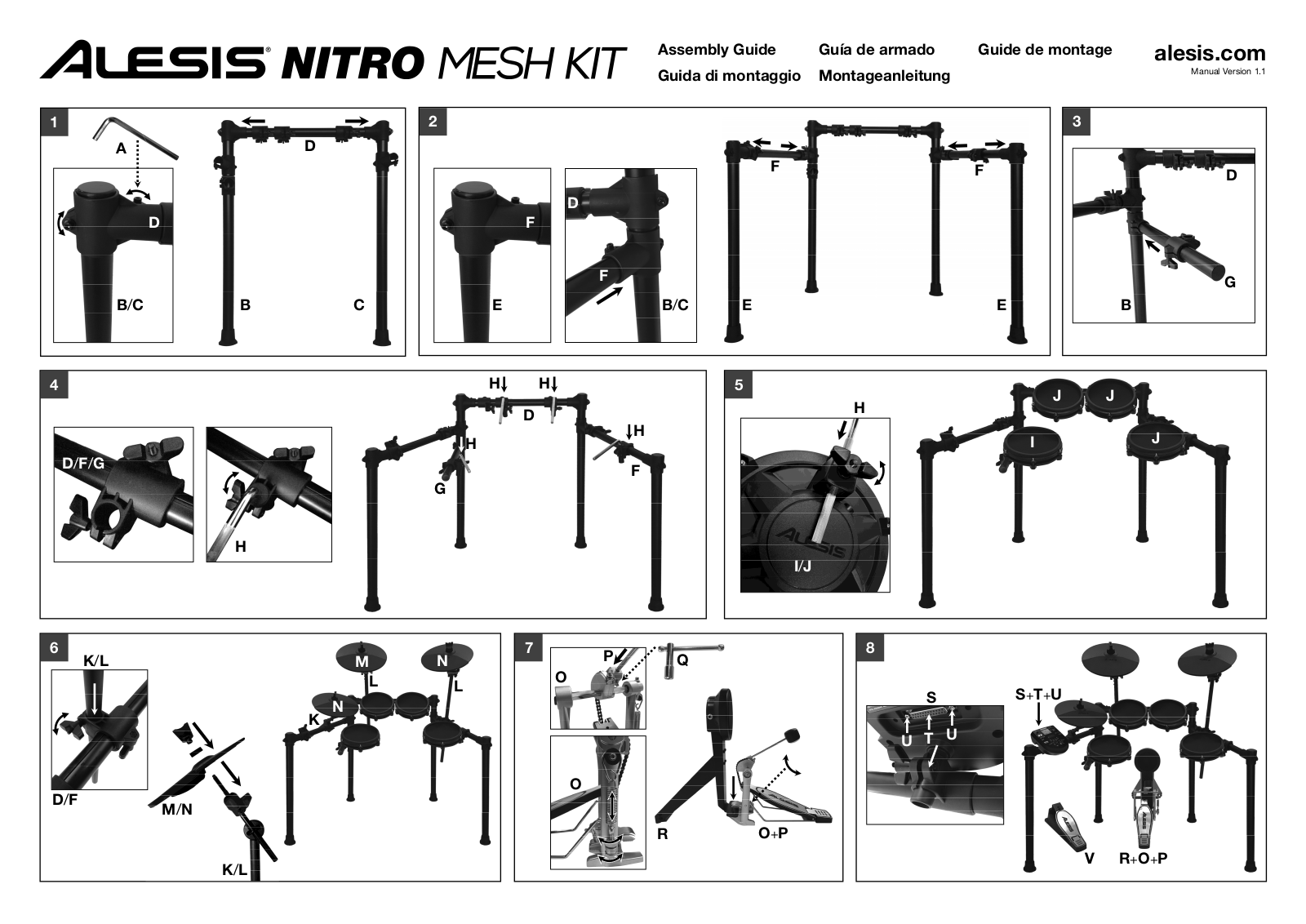 Alesis NITRO User Manual