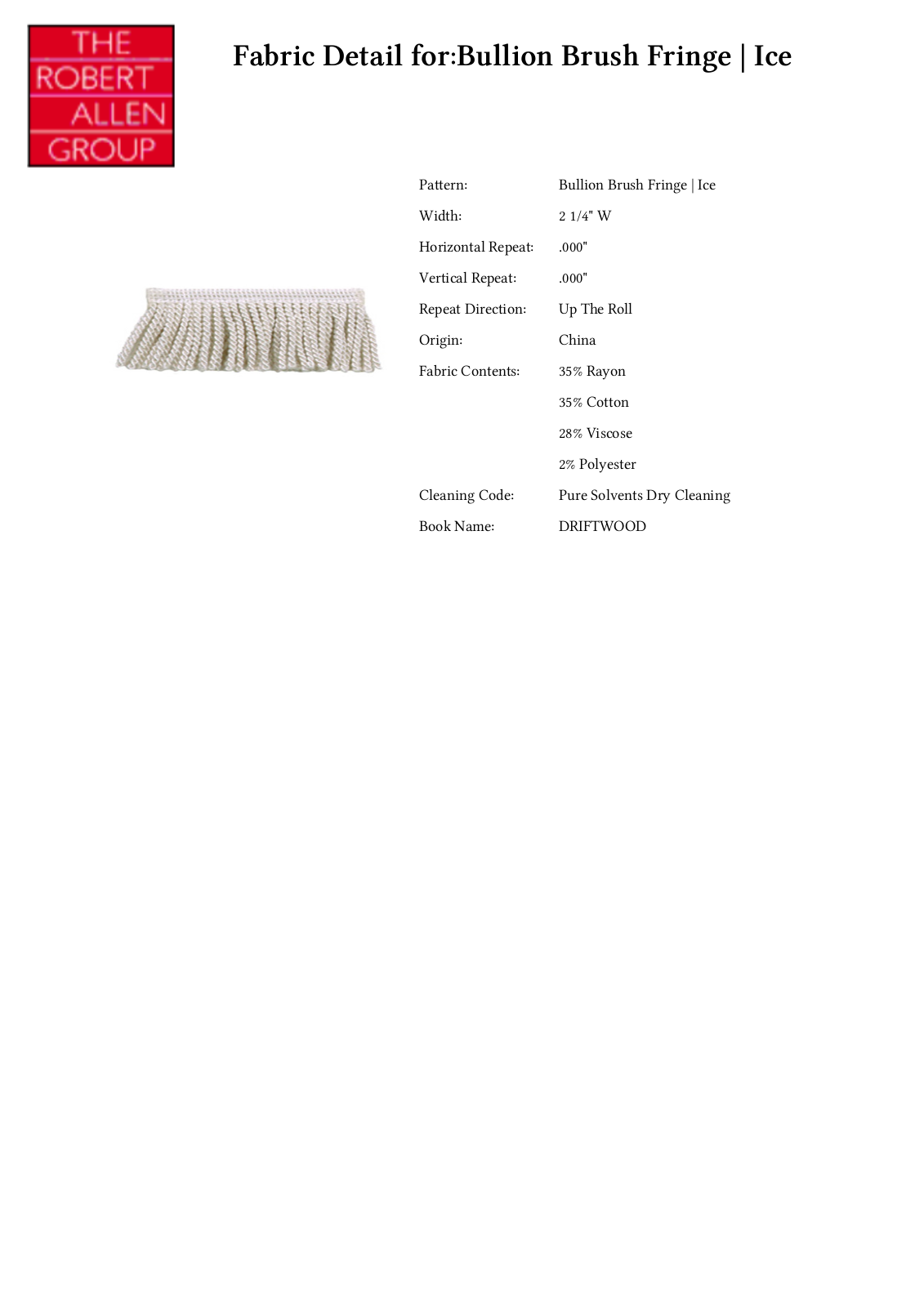 Robert Allen RALF2044 Specifications - ManualMachine.com