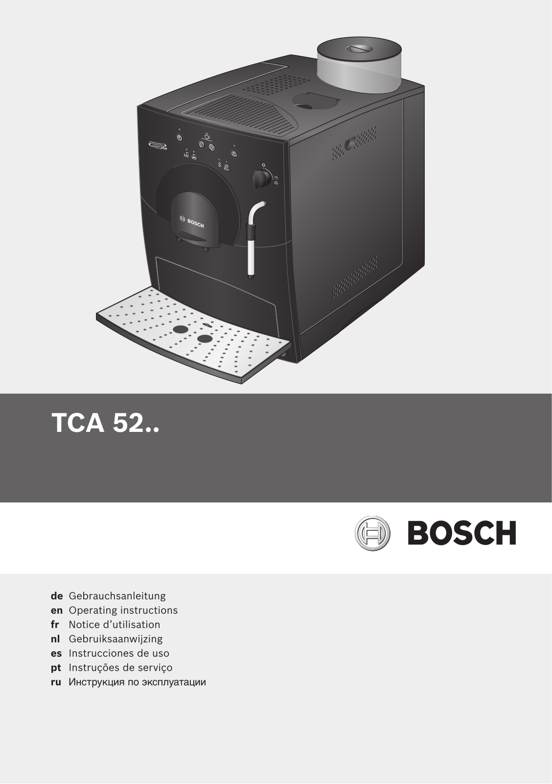 BOSCH TCA 5201 User Manual