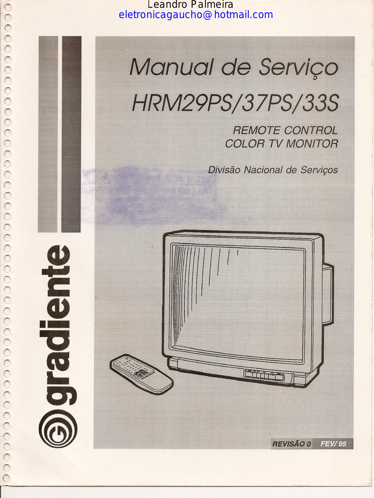 Gradiente HRM29PS, HRM33S, HRM37PS Schematic