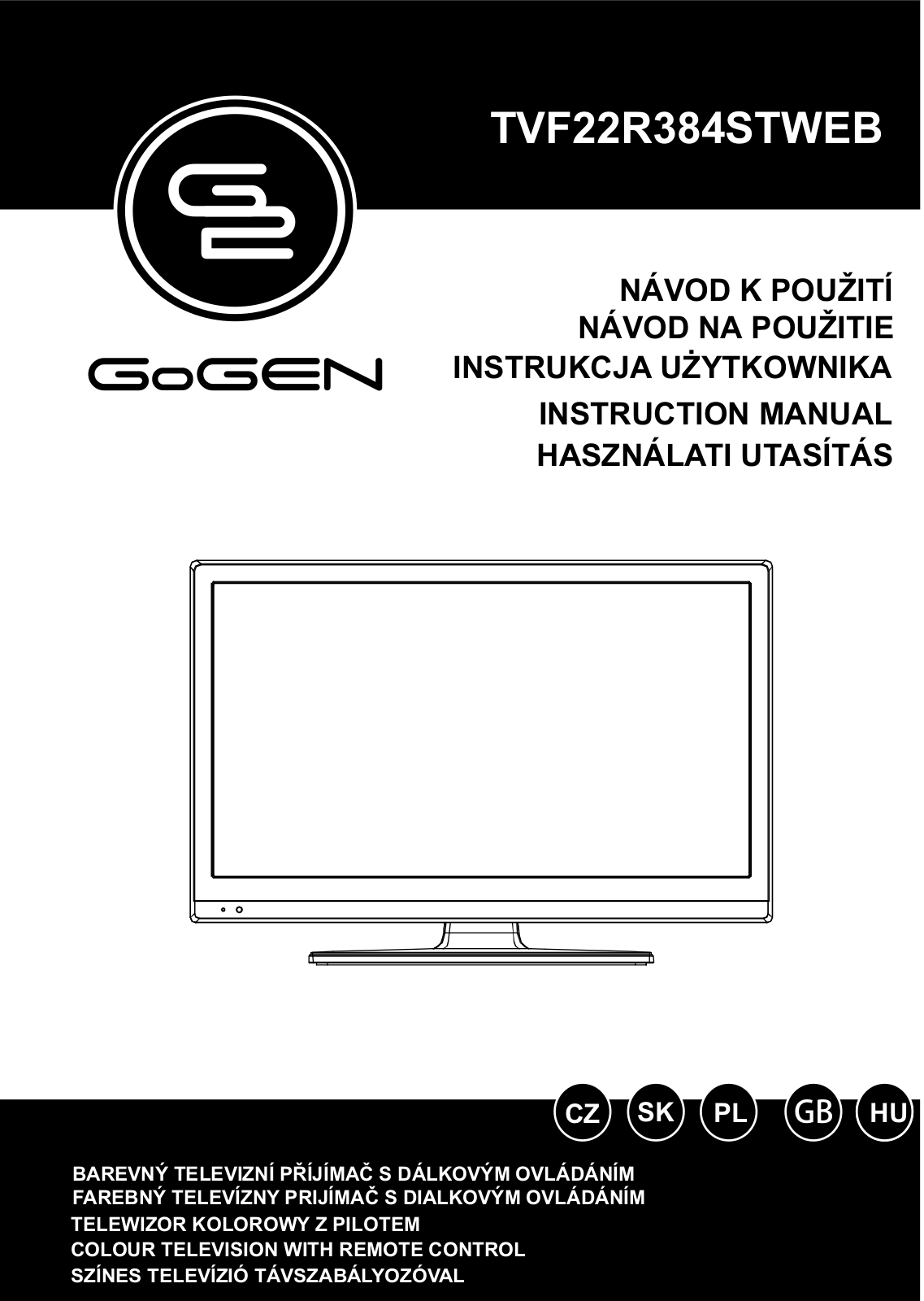 GoGEN TVF 22R384 STWEB User Manual