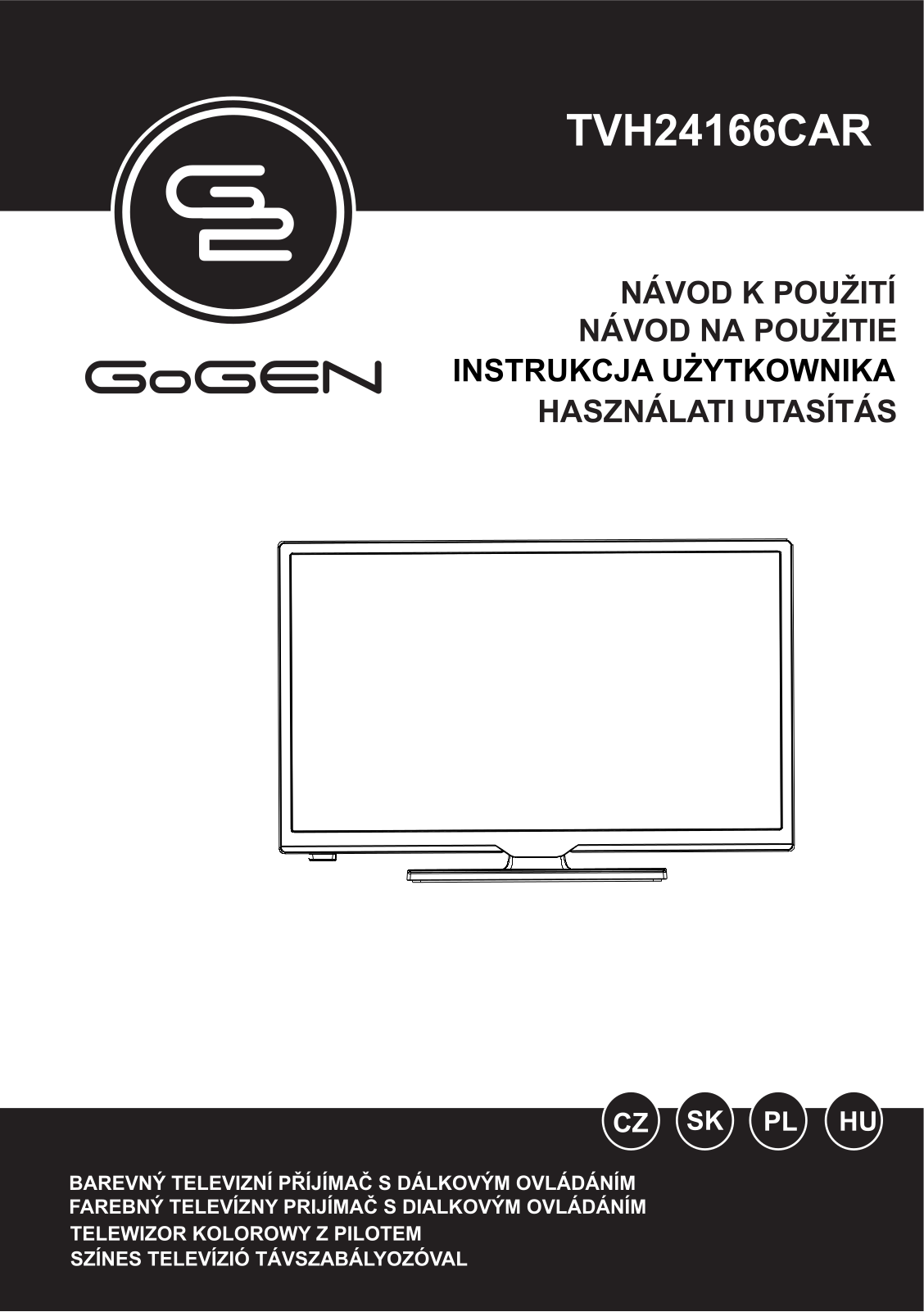 GoGEN TVH 24166 CAR User Manual