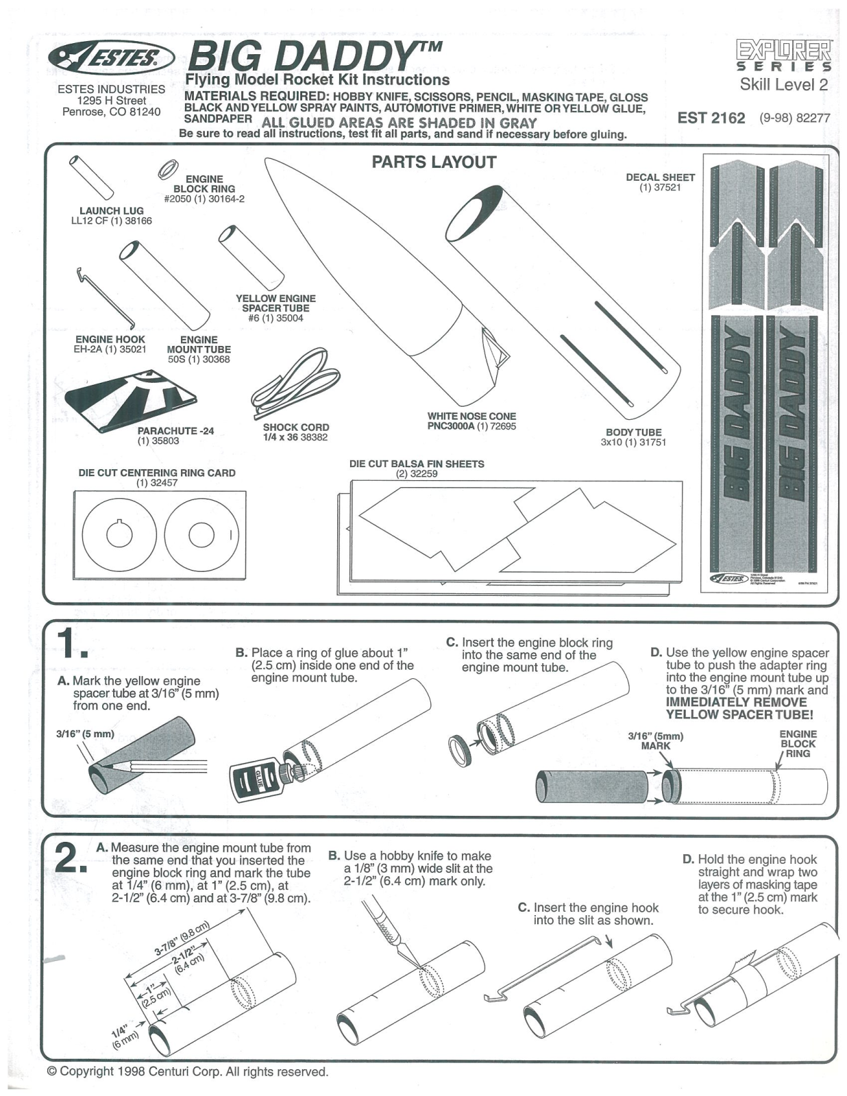 ESTES Big Daddy User Manual