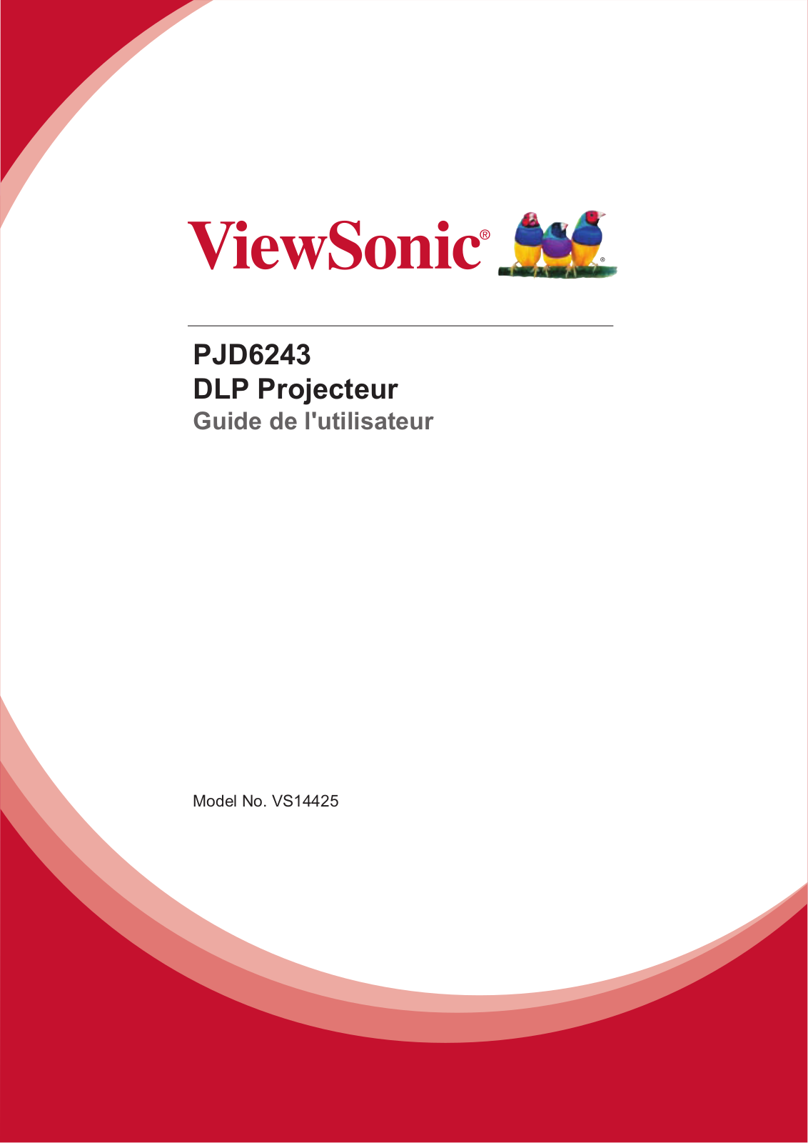 VIEWSONIC PJD6243 User Manual