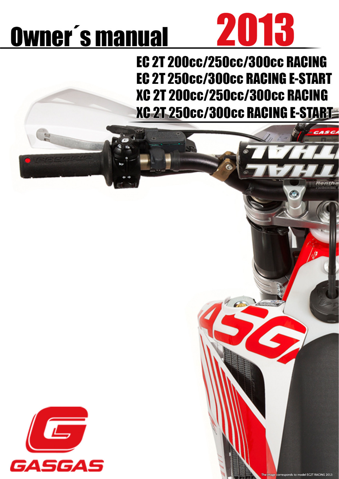 GasGas EC 250cc 2013, EC 300cc 2013 Owner's manual