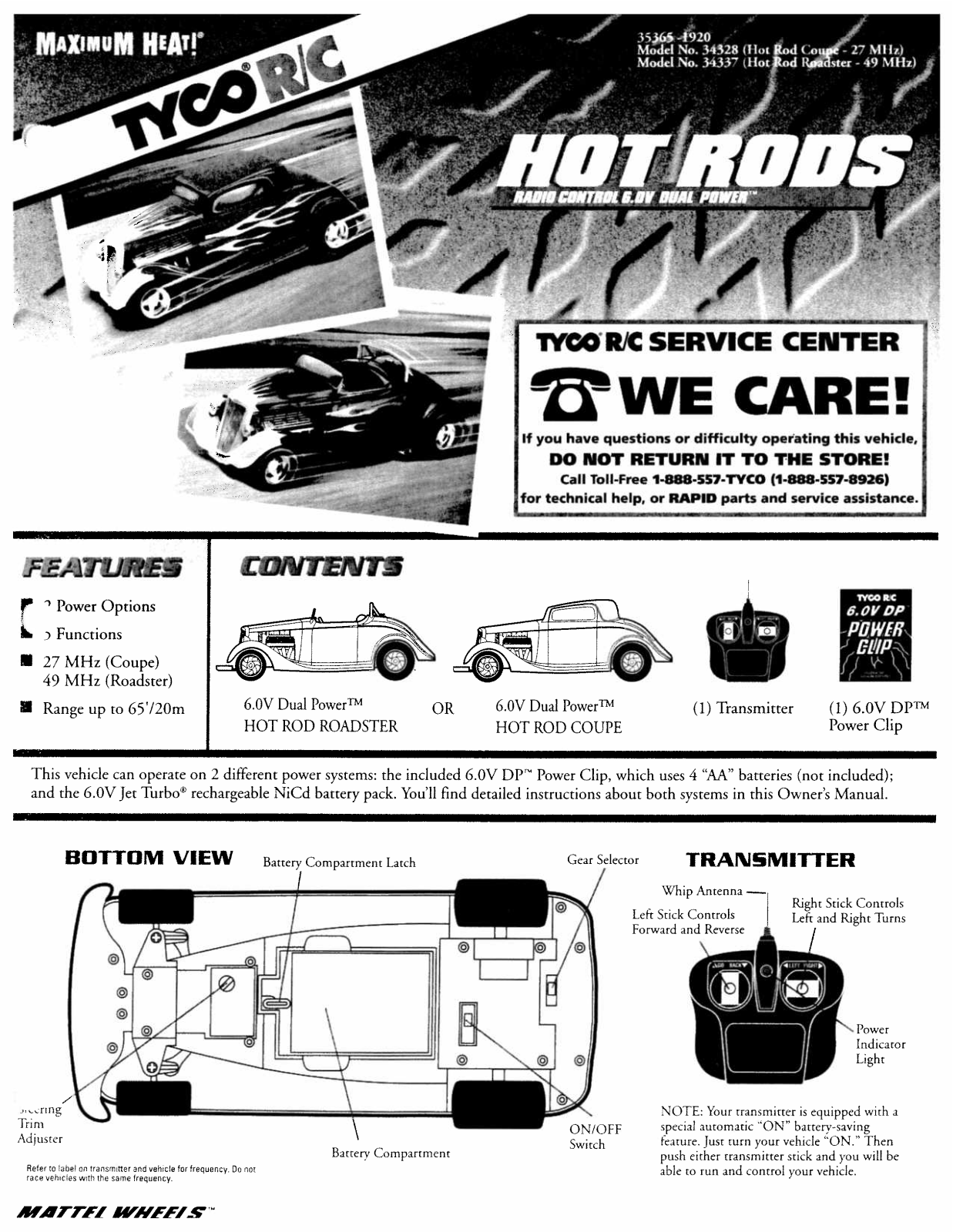 Fisher-Price 35365 Instruction Sheet