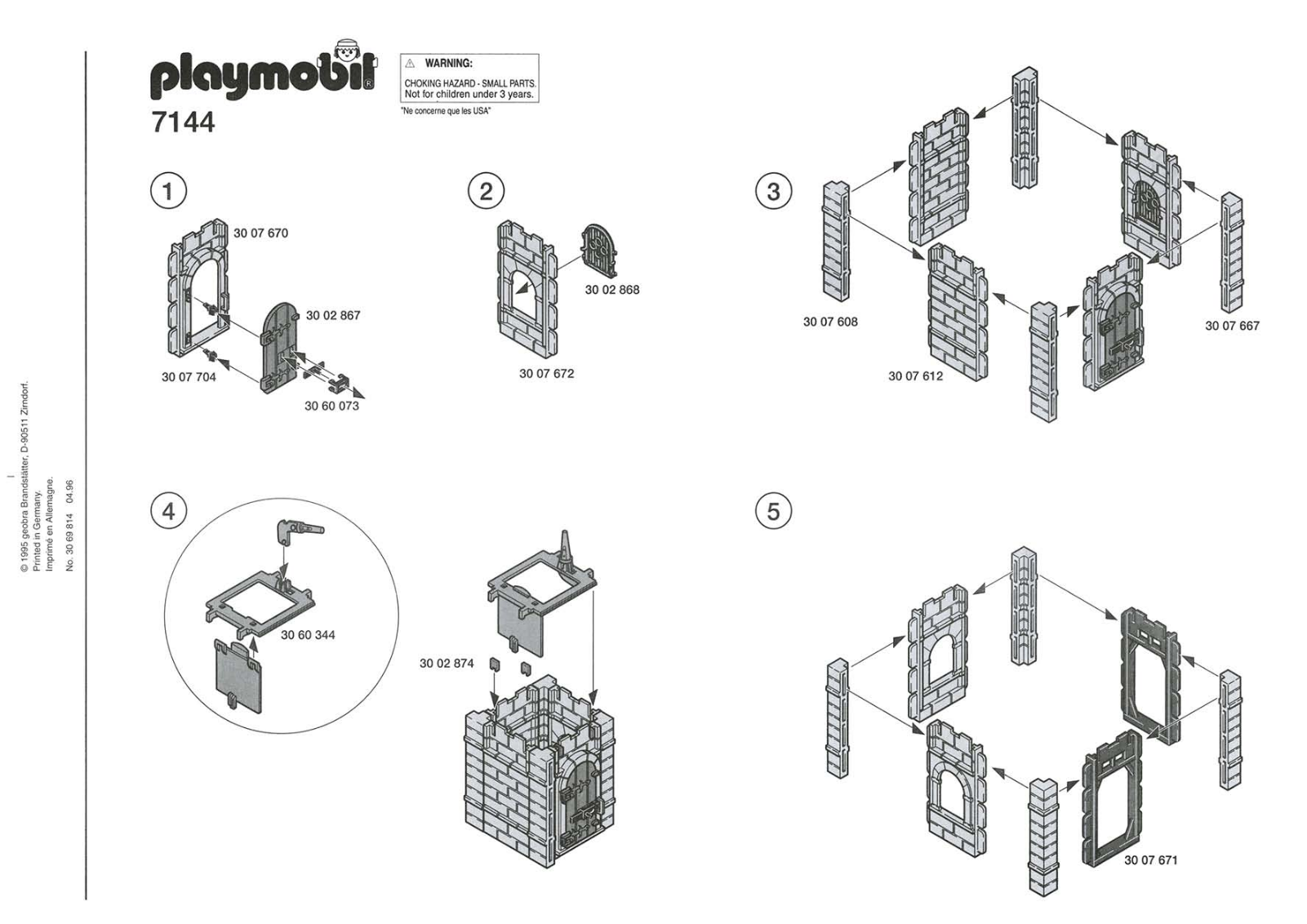 Playmobil 7144 Instructions