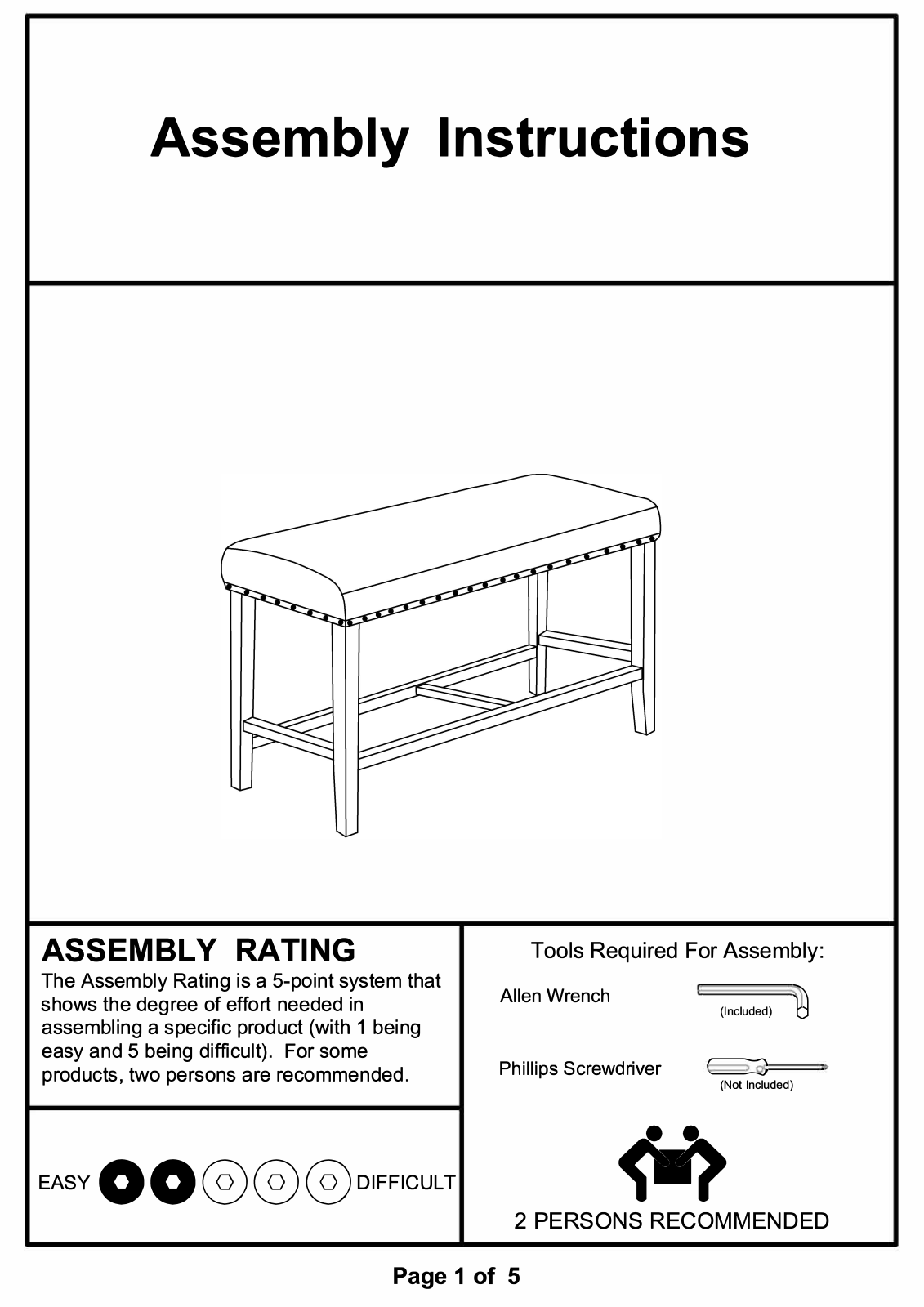 Greyleigh™ W003248172 Assembly Instructions - ManualMachine.com