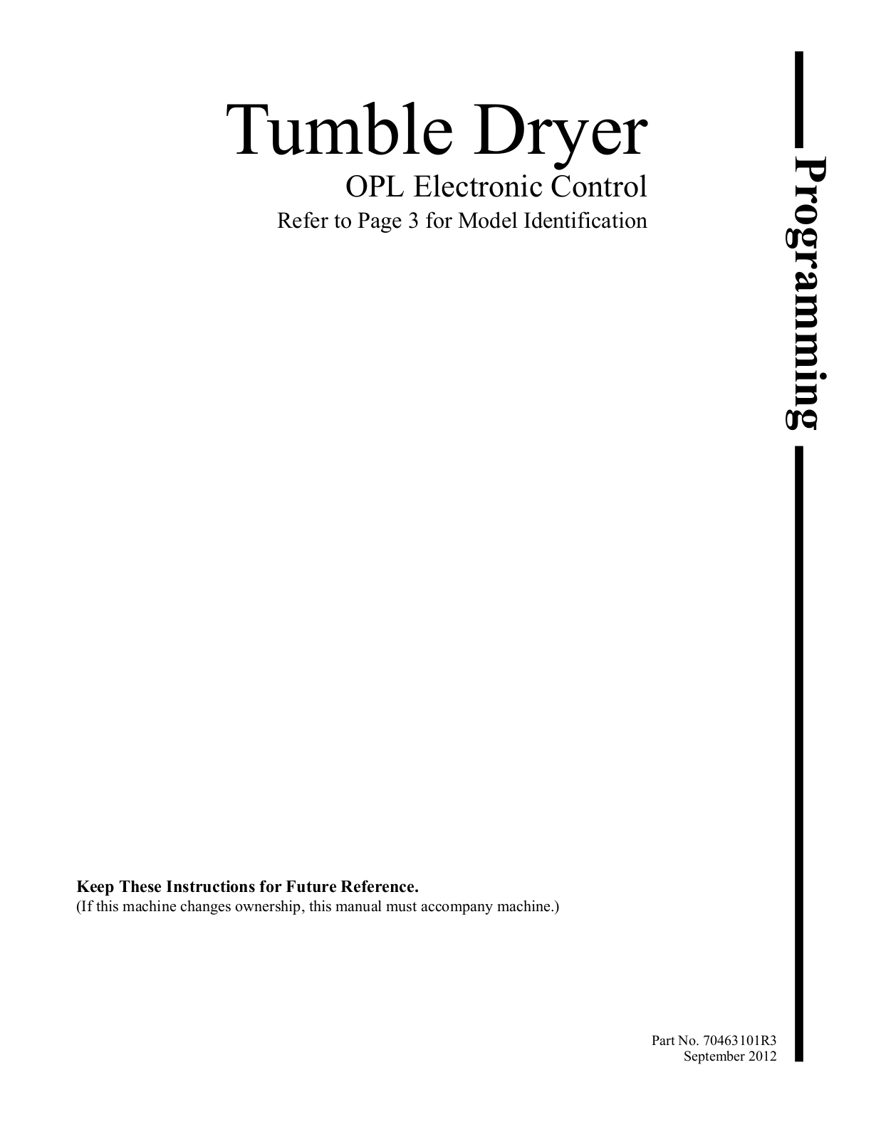 Huebsch YU170T Tumbler-Dryer Parts Diagram