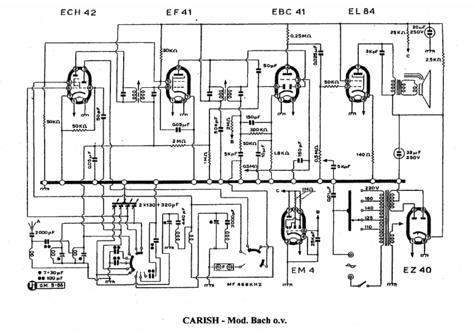 Carisch bach schematic