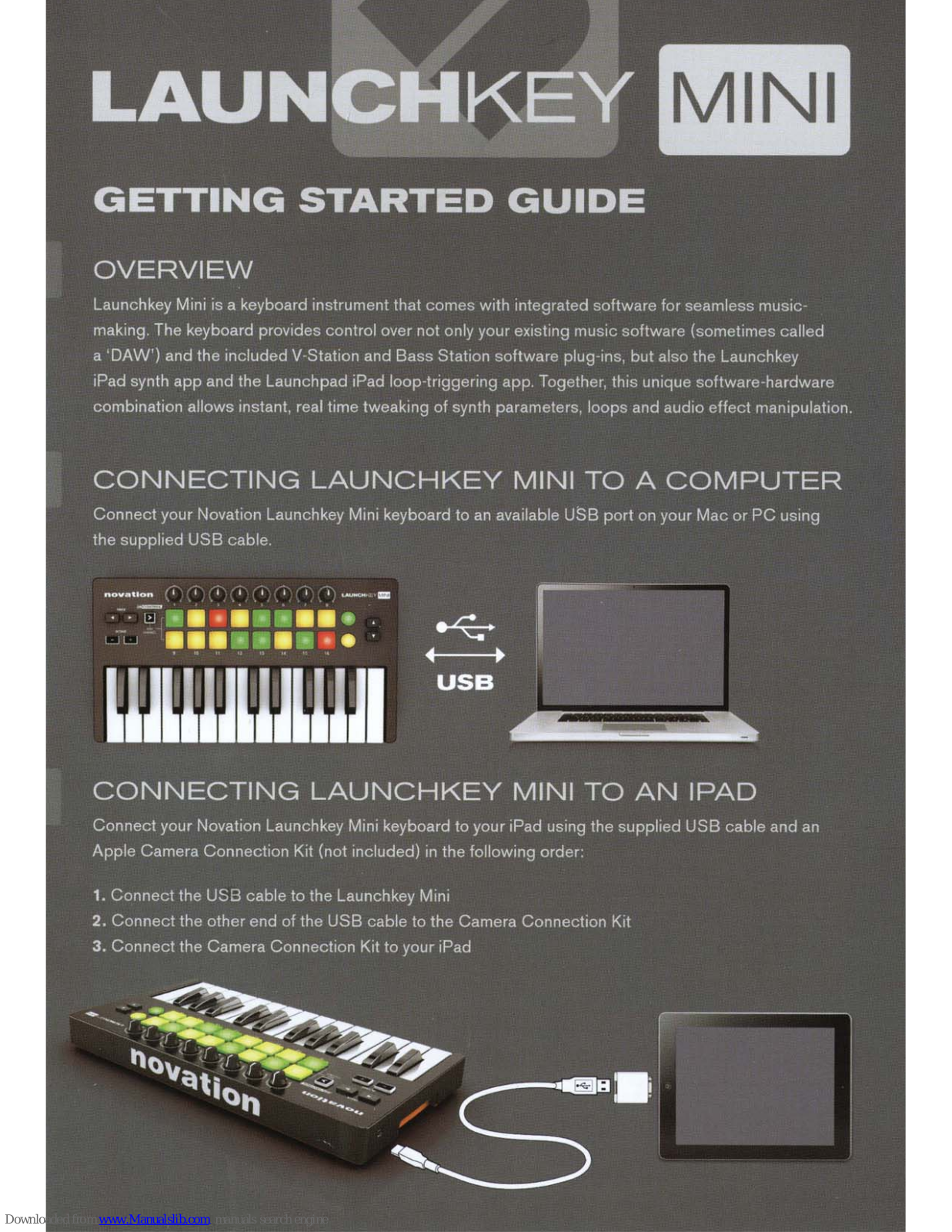 Novation Launchkey Mini Getting Started Manual - ManualMachine.com