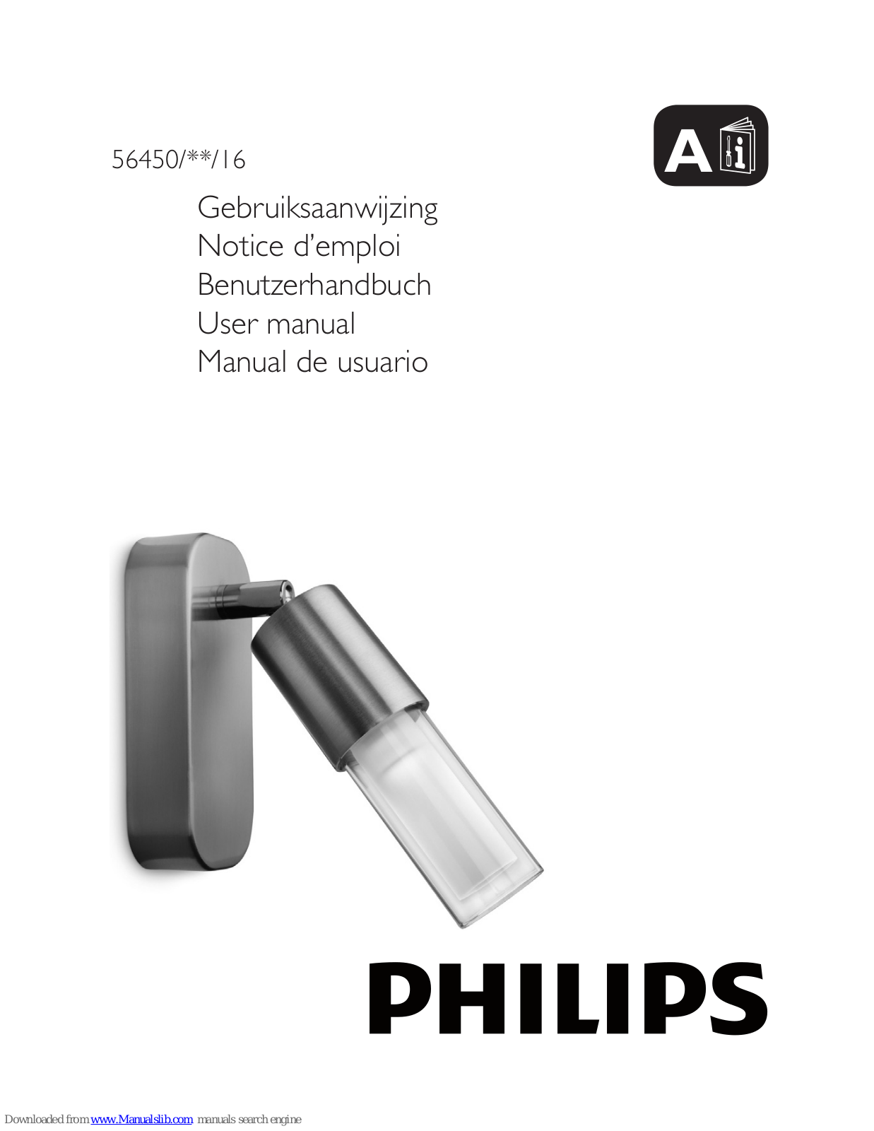 Philips 56450-17-16, 56450/**/16 User Manual - ManualMachine.com
