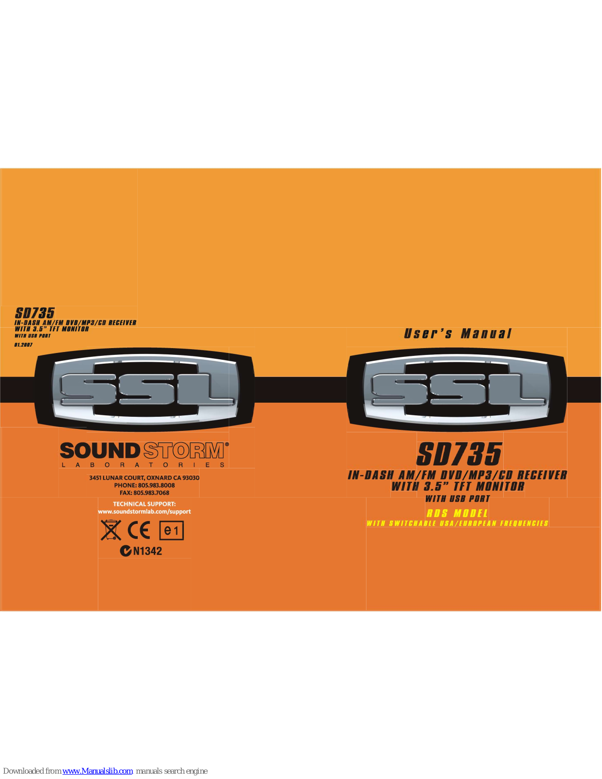 Ssl SD735 User Manual - ManualMachine.com