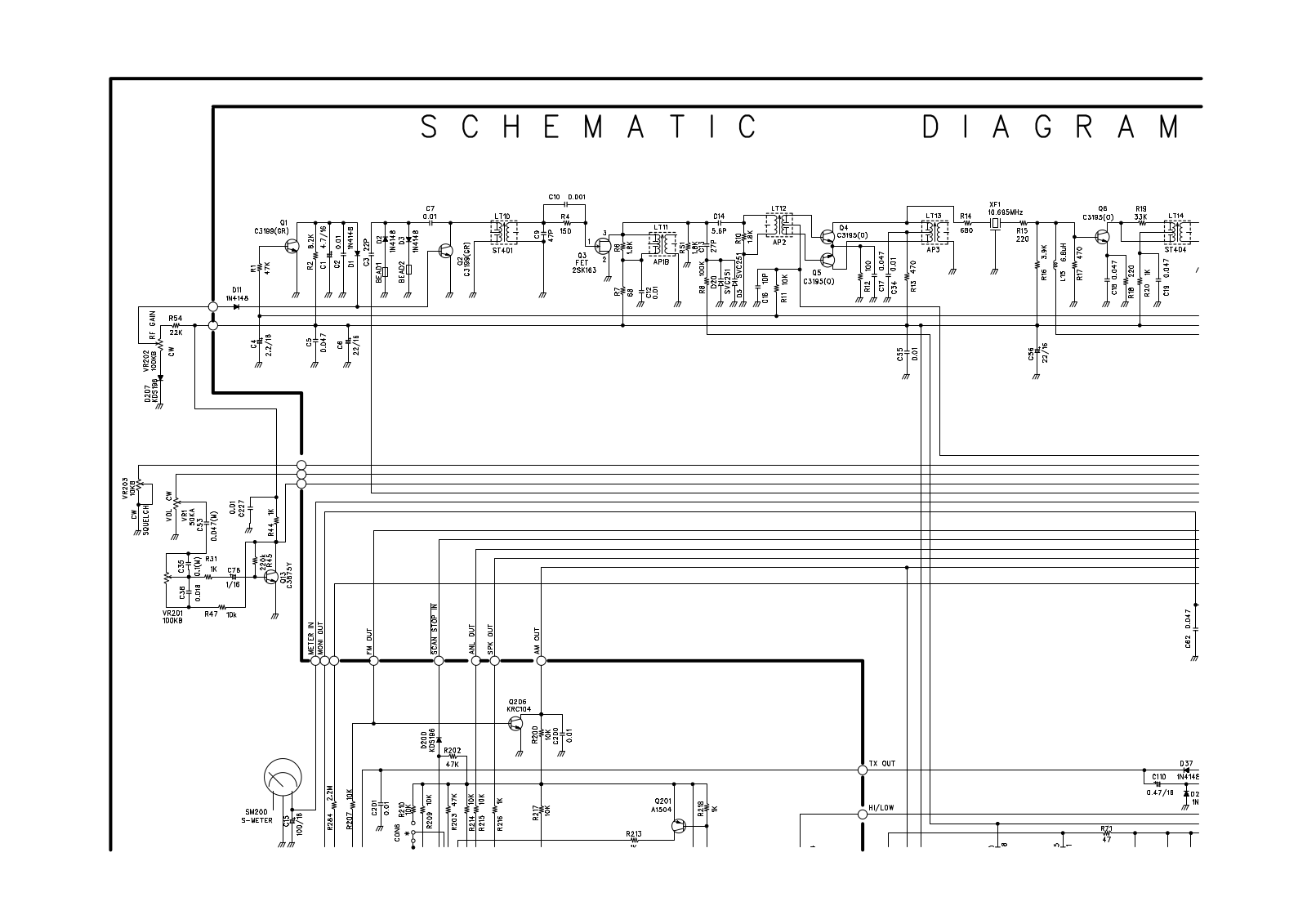 Albrecht AE 8090 Circuit Diagram