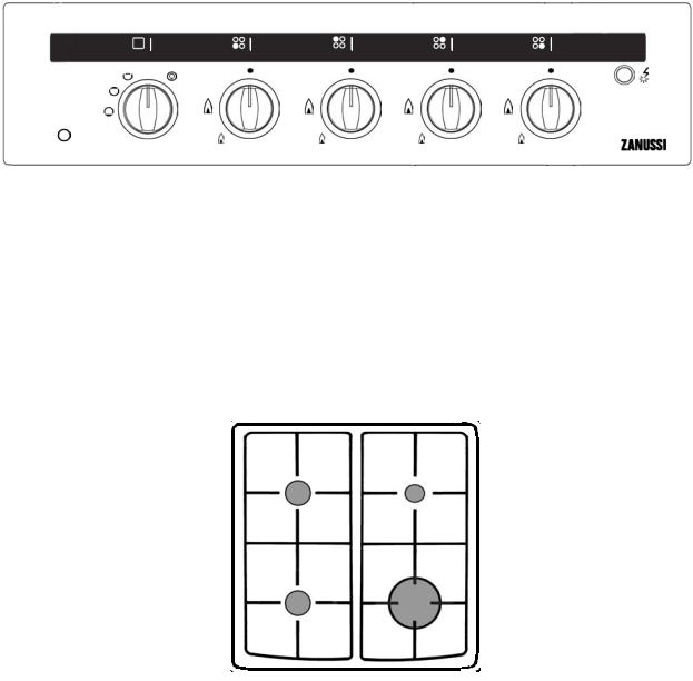 Zanussi ZCG566NW User Manual