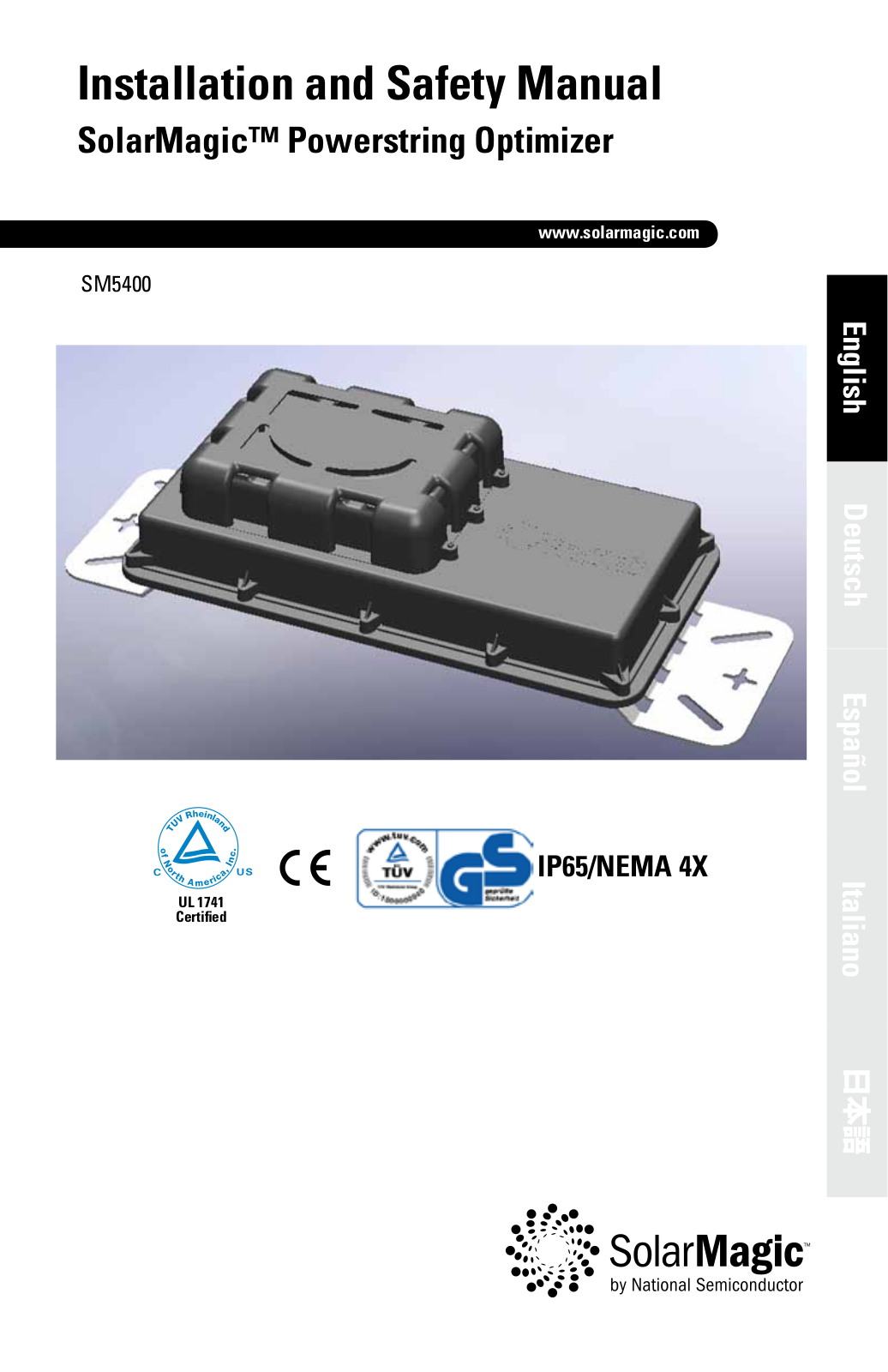 Texas Instruments SM5400 Users Manual