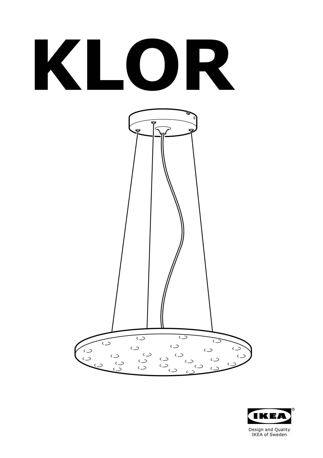 IKEA KLOR User Manual