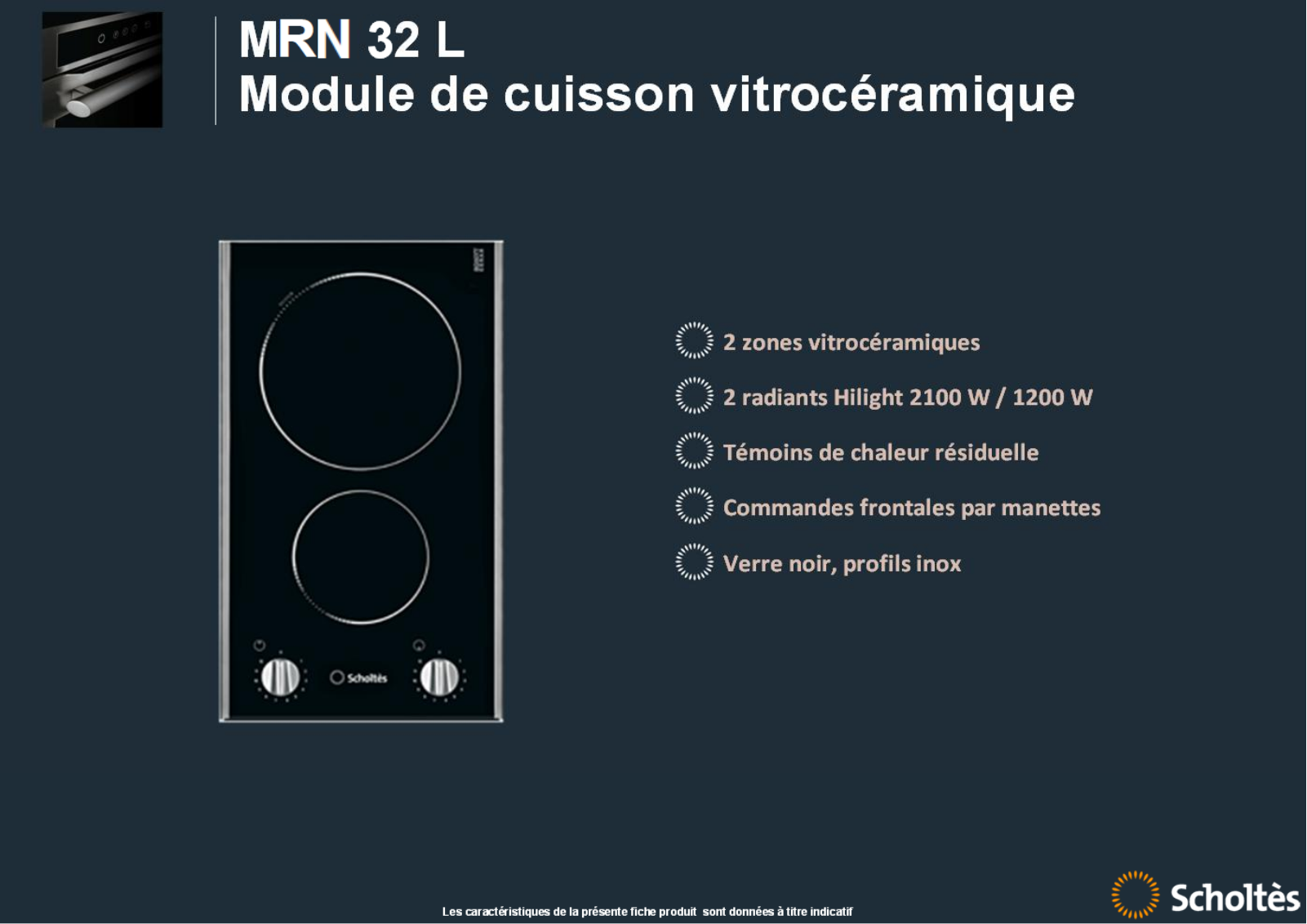 Scholtes MRN 32 L Product sheet