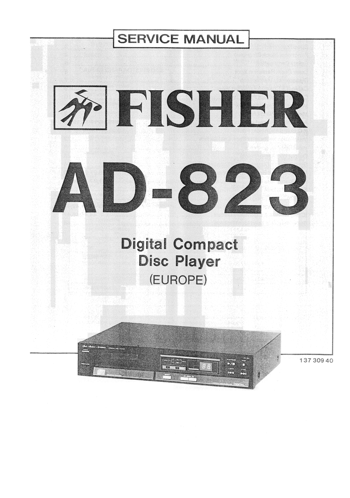 Fisher AD-823 Service Manual