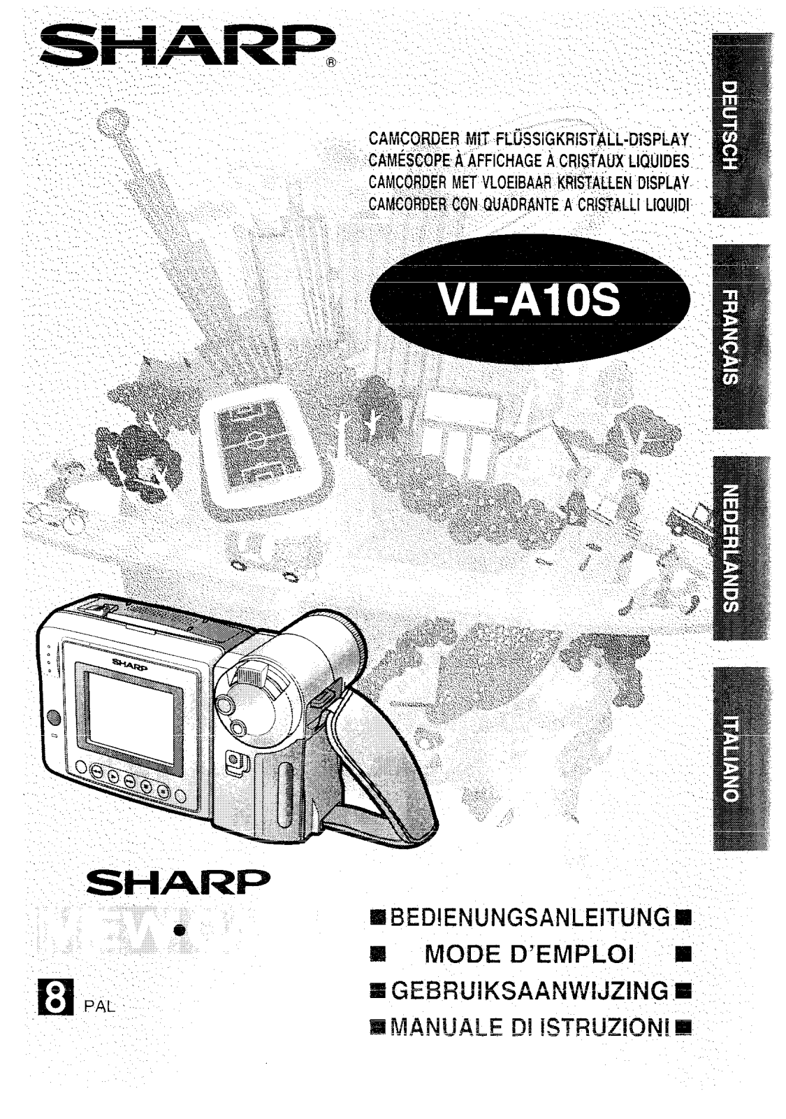 Sharp VL-A10S Operation Manual